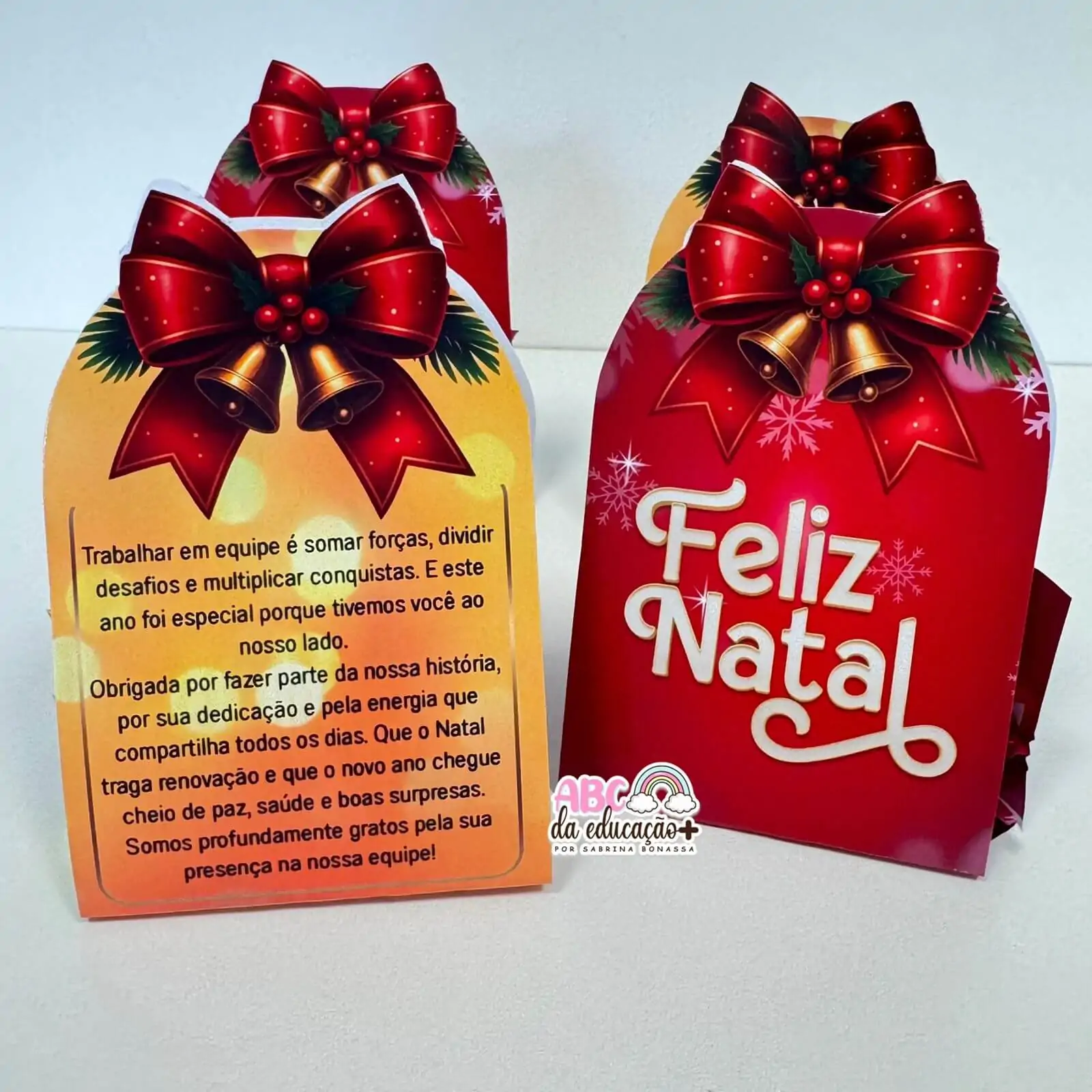 Lembrancinha de Natal – Gratidão à Equipe - Mensagem Editável - Imagem 7