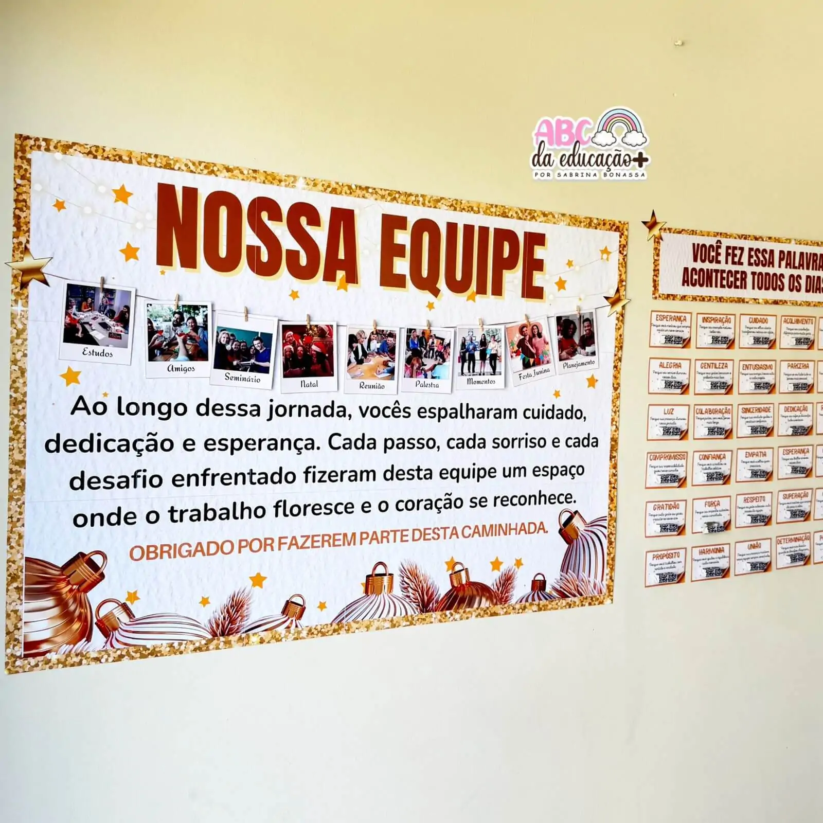 Painel Nossa Equipe – Confraternização e Agradecimento