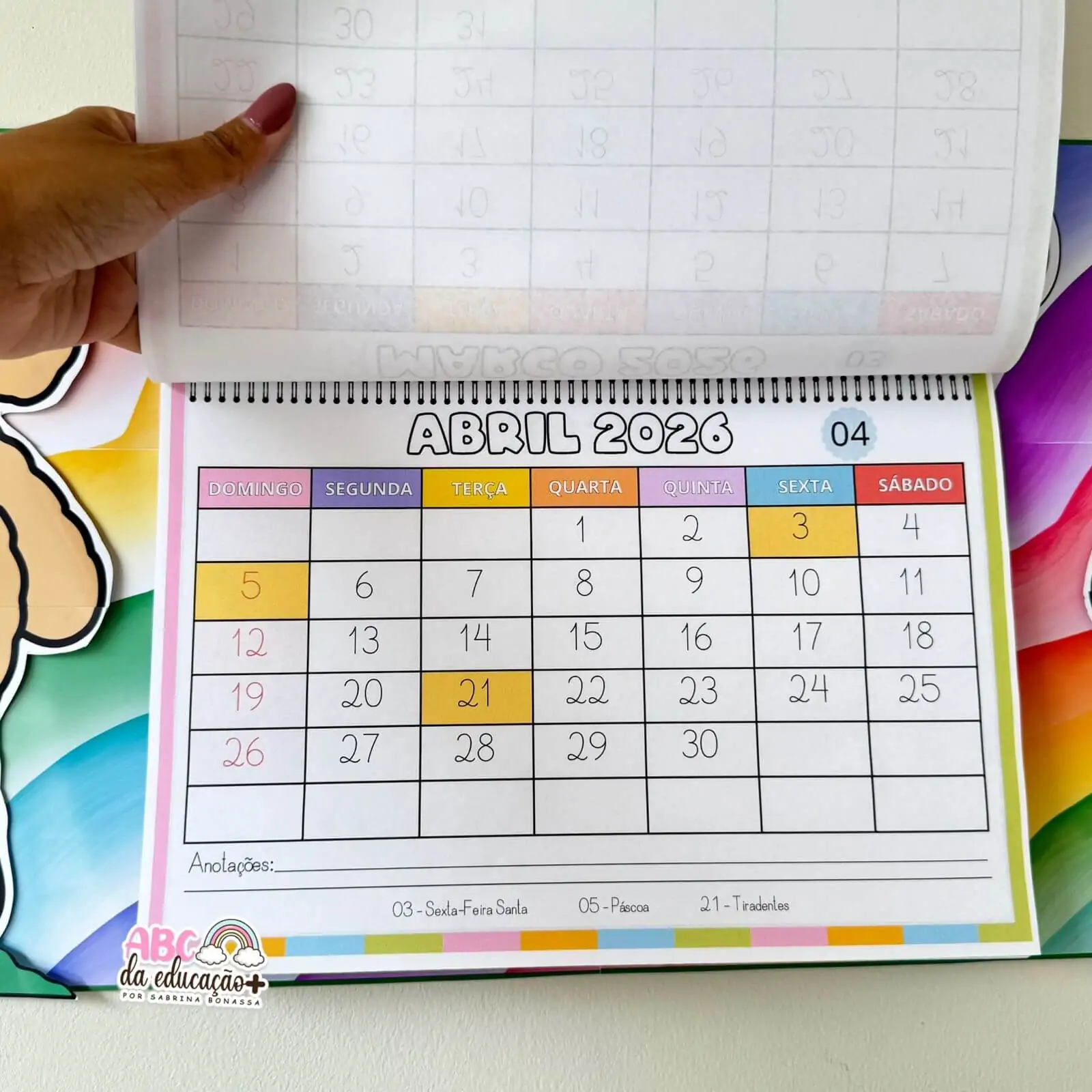 Calendário Escolar 2026 – Tema Bobbie Goods - Imagem 7