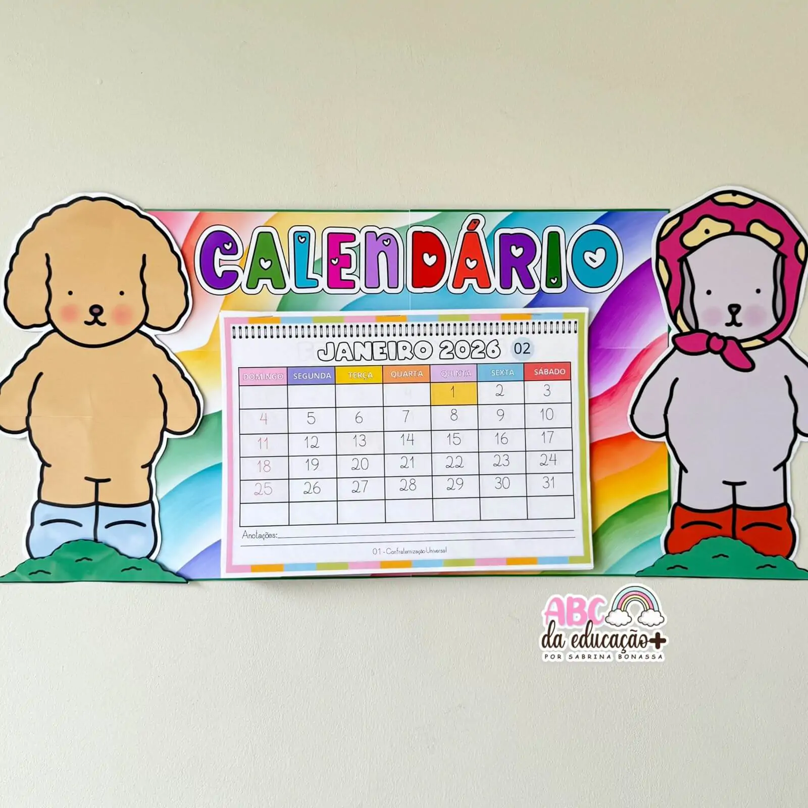 Calendário Escolar 2026 – Tema Bobbie Goods - Imagem 4