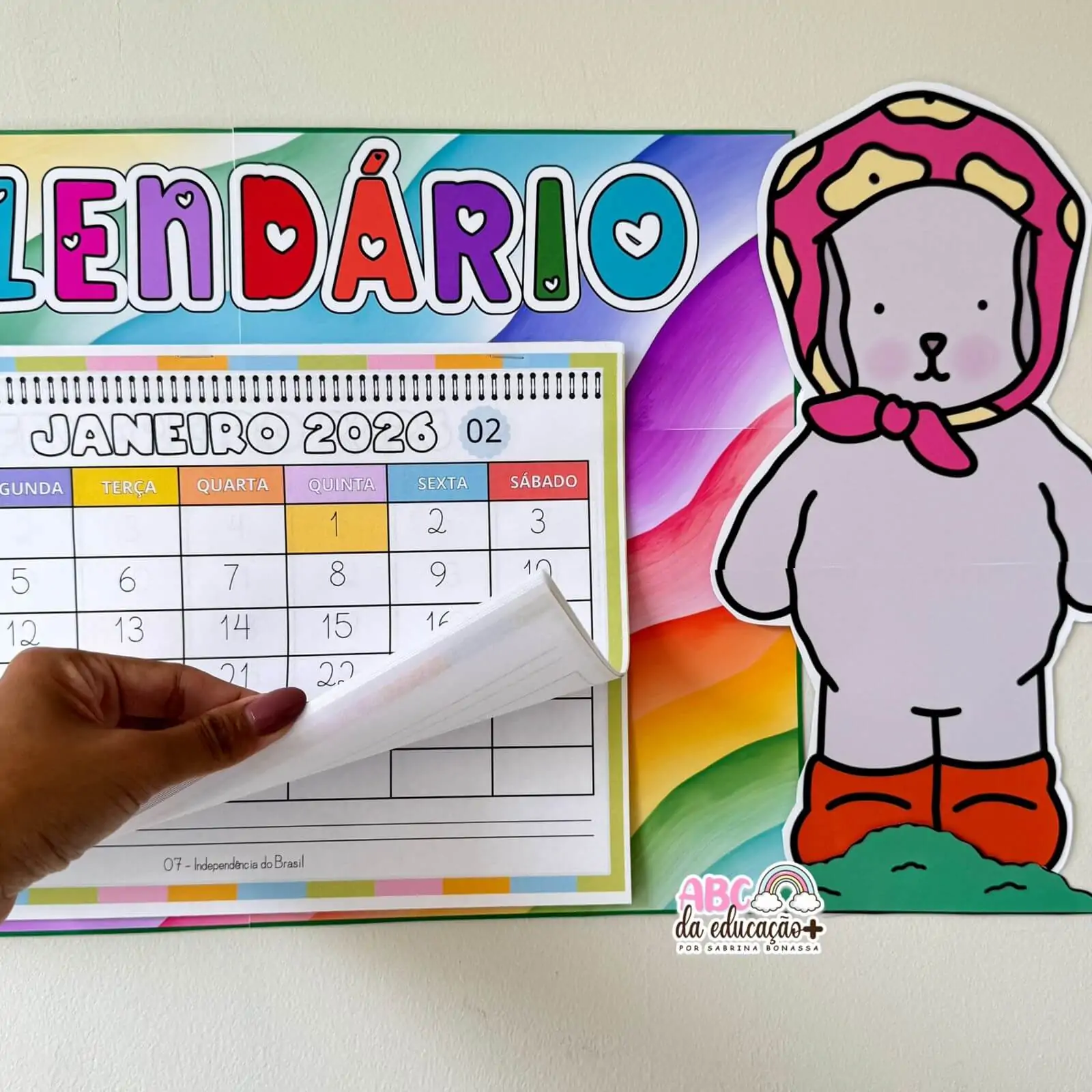 Calendário Escolar 2026 – Tema Bobbie Goods - Imagem 2