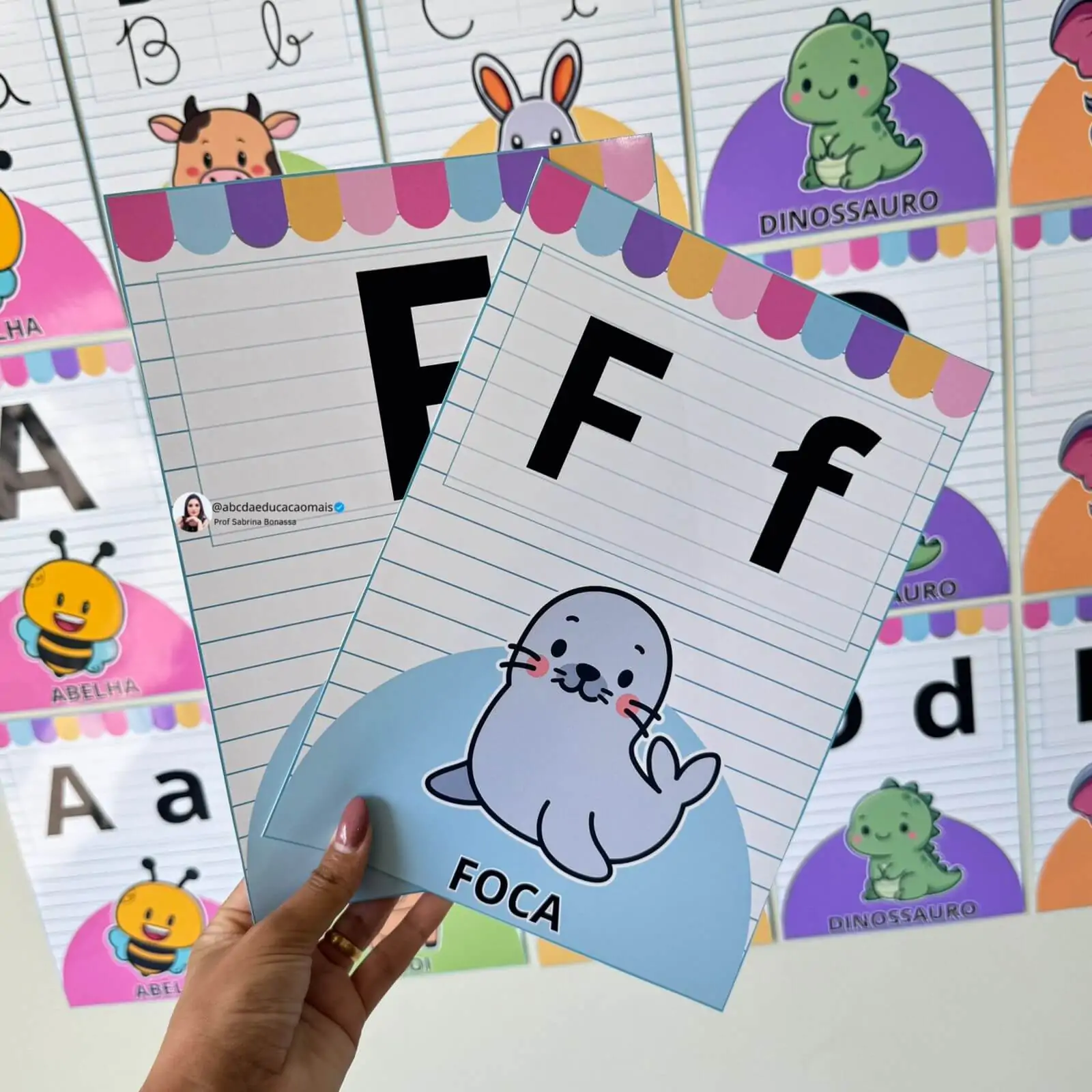 Alfabeto Ilustrado de Parede – 3 Variações - Imagem 3