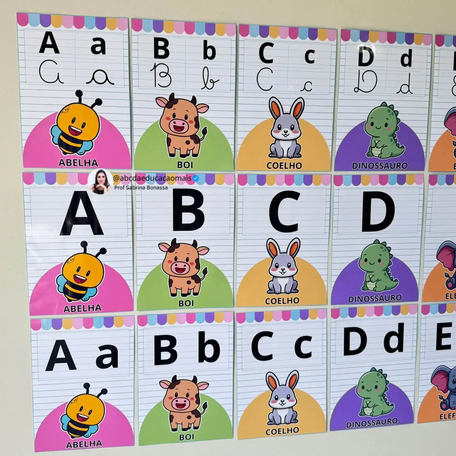 Alfabeto Ilustrado de Parede – 3 Variações - Imagem 4