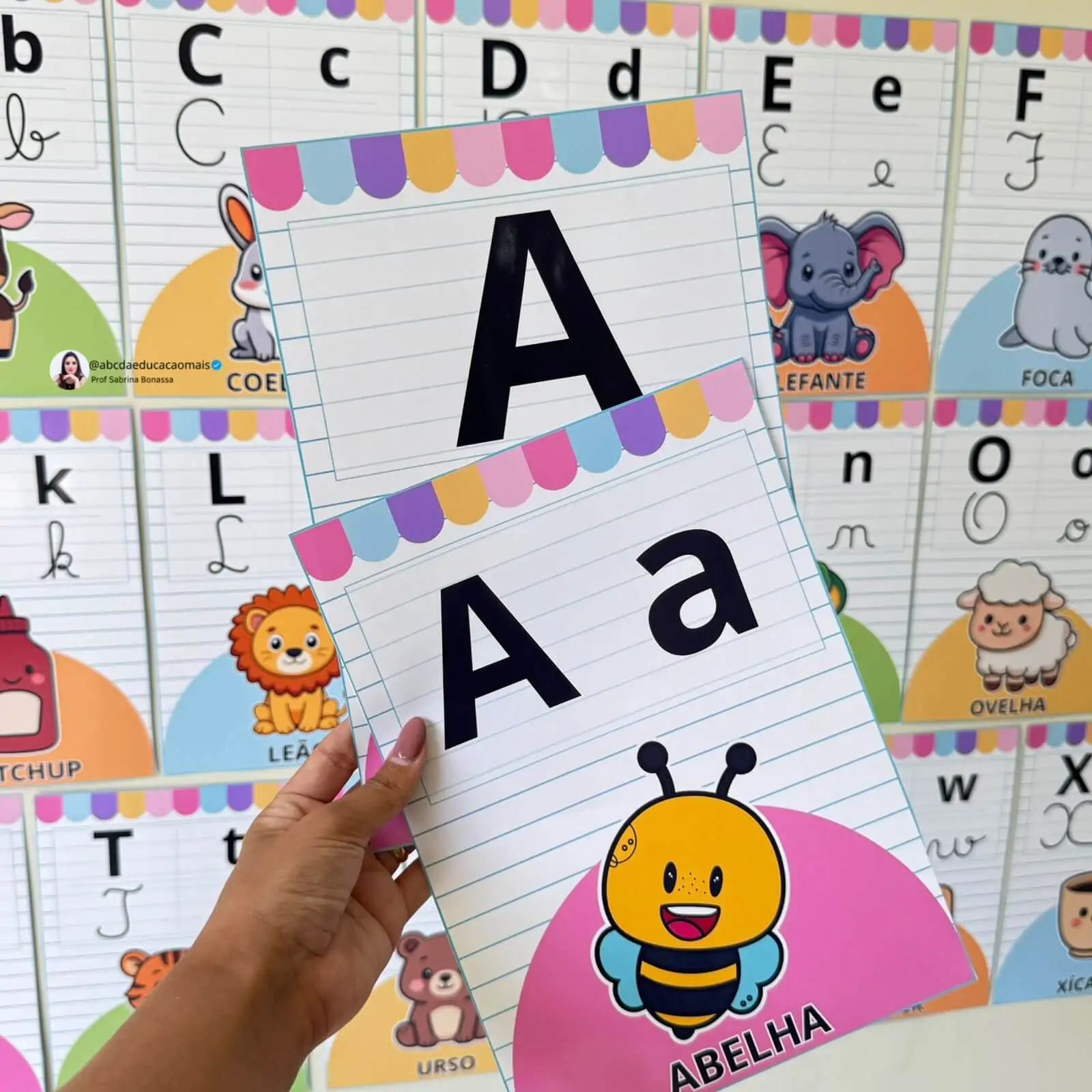 Alfabeto Ilustrado de Parede – 3 Variações - Imagem 7