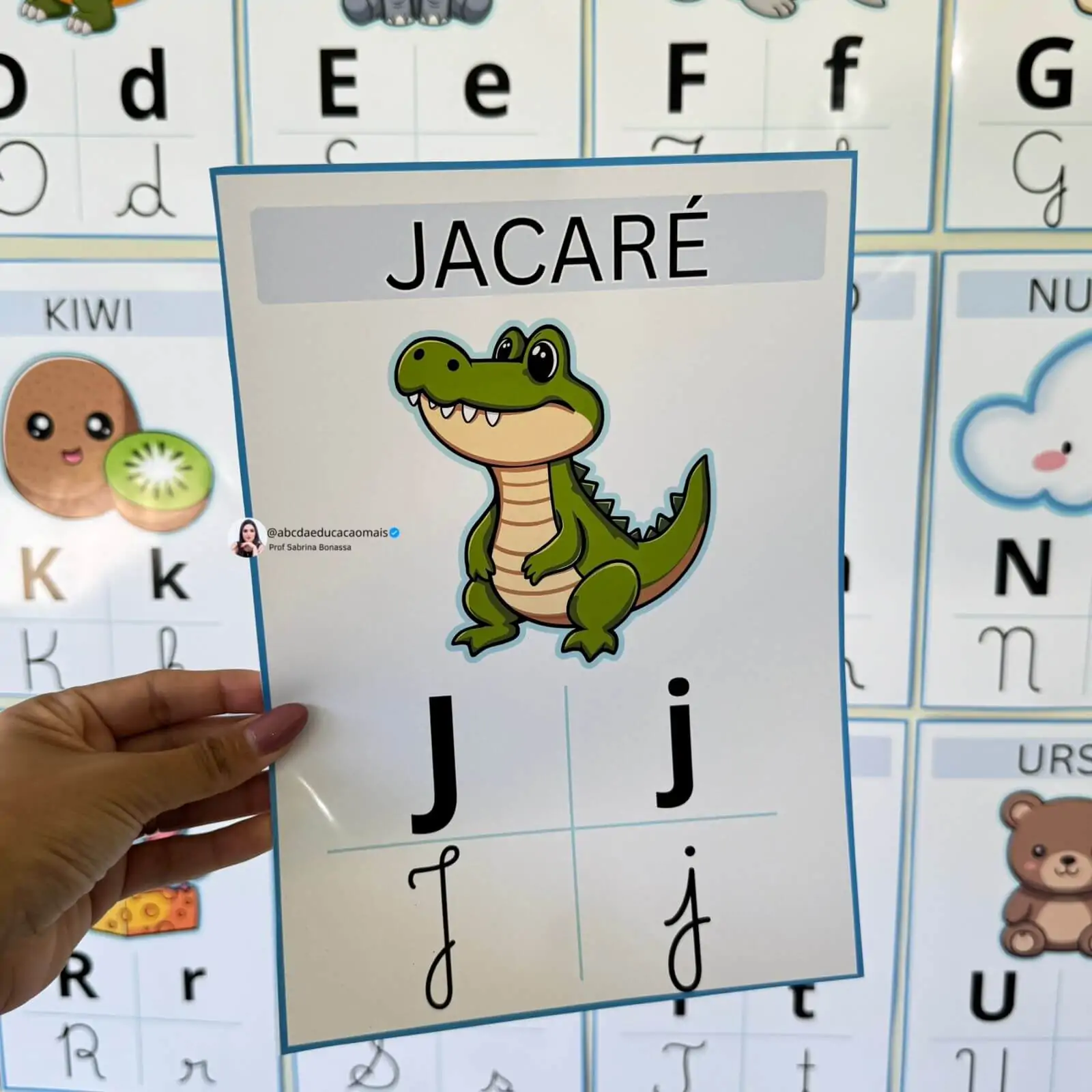 Alfabeto de Parede Ilustrado Minimalista – 4 tipos de letra - Imagem 2