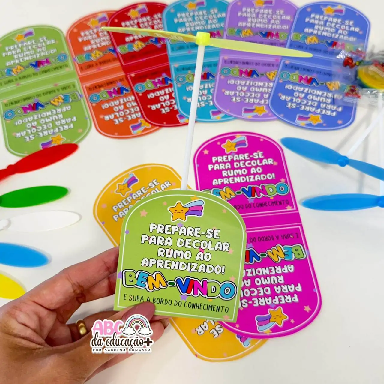 Lembrancinha Volta às Aulas – Pirulito Hélice - Imagem 4