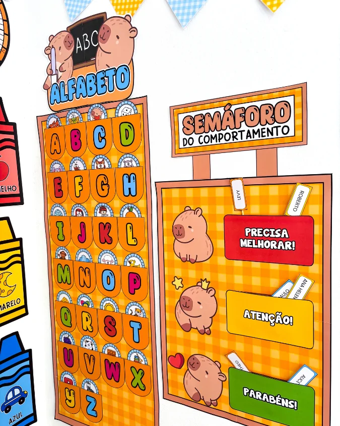 Kit Sala de Aula: Tema Capivara - Imagem 10