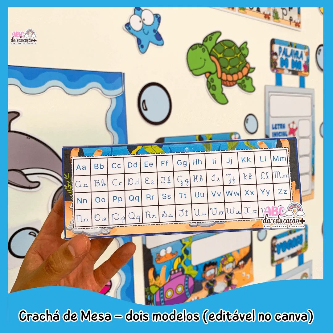 Kit Sala de Aula : Tema Fundo do Mar - Imagem 12