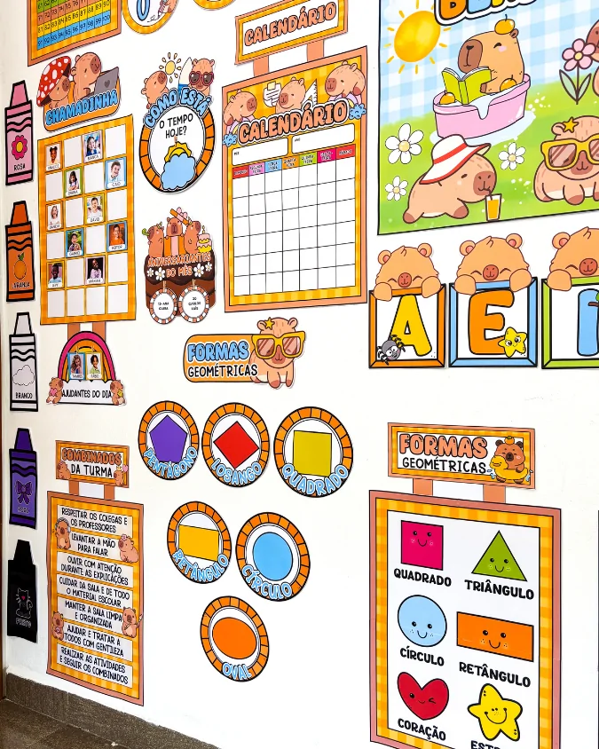 Kit Sala de Aula: Tema Capivara - Imagem 8
