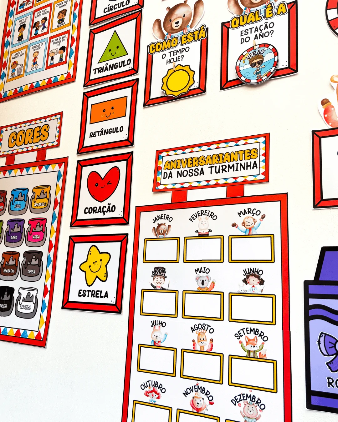 Kit Sala de Aula :  Circo Mágico Educação Infantil - Imagem 12