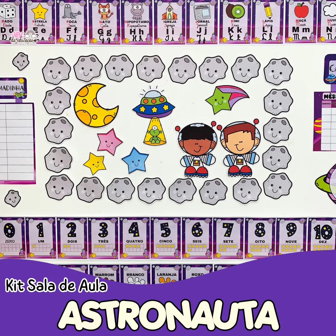 Kit Sala de Aula : Tema Astronauta