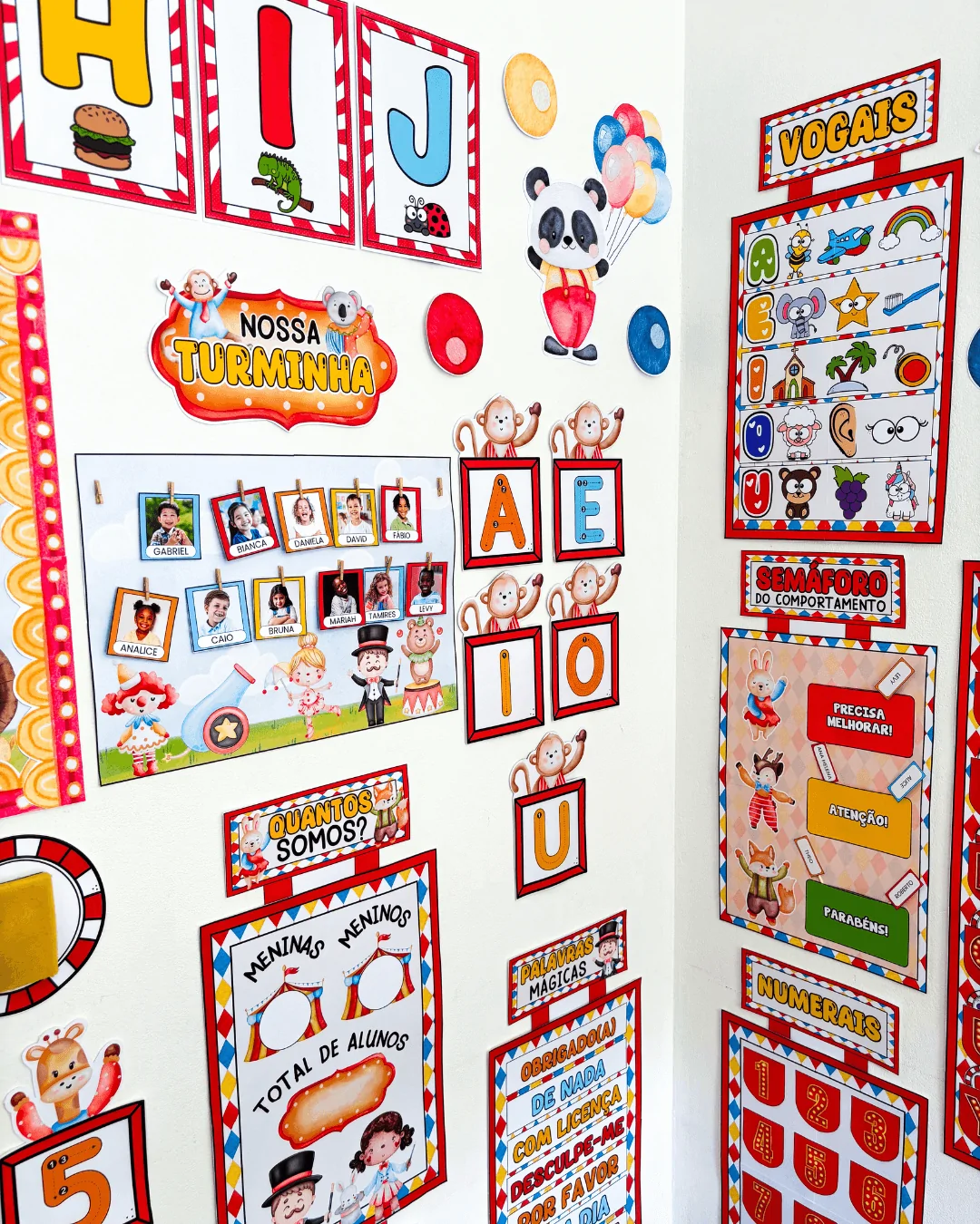 Kit Sala de Aula :  Circo Mágico Educação Infantil - Imagem 17