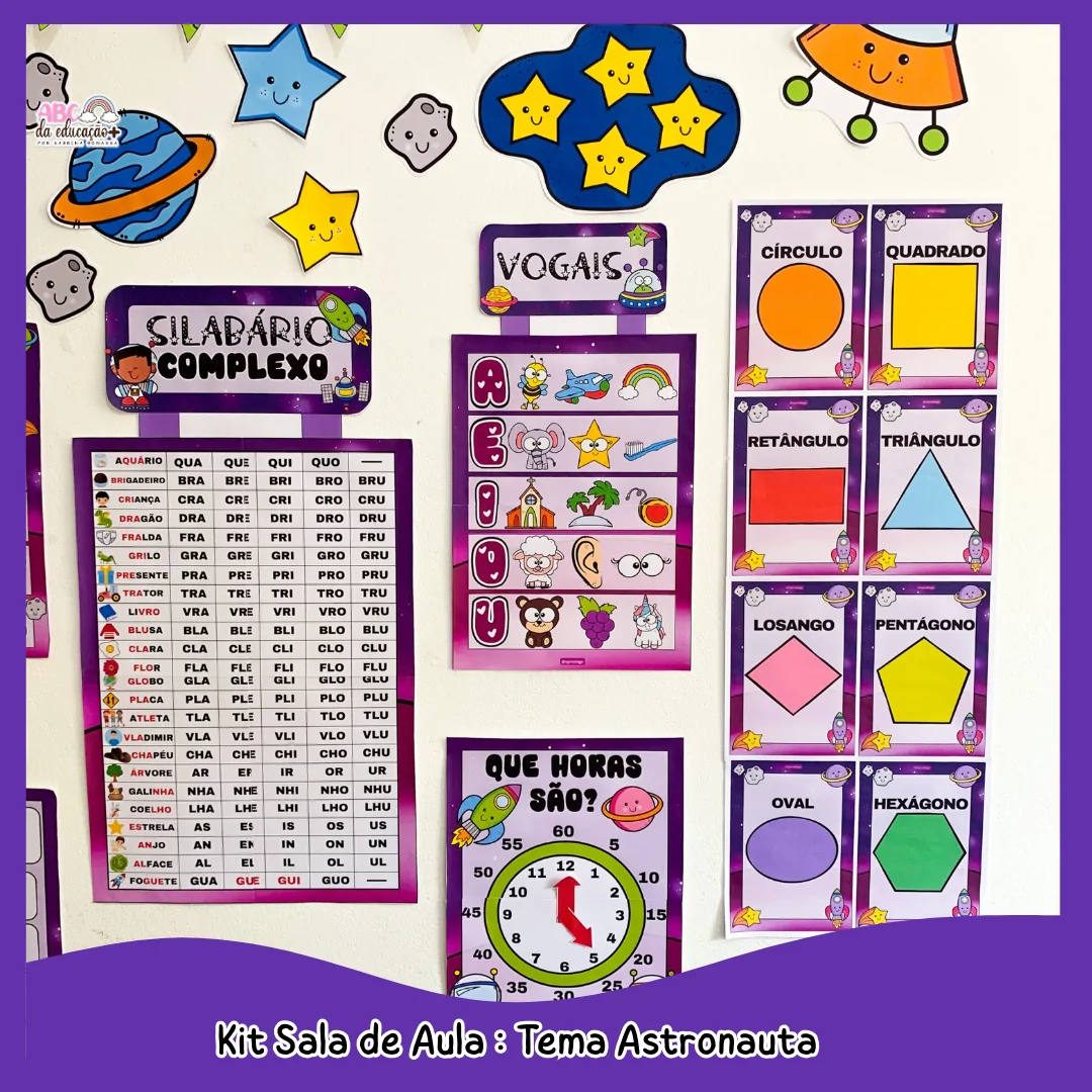 Kit Sala de Aula : Tema Astronauta - Imagem 5