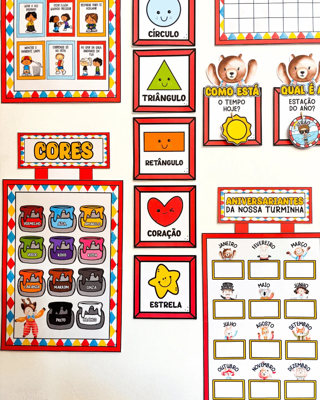 Kit Sala de Aula :  Circo Mágico Educação Infantil - Imagem 18