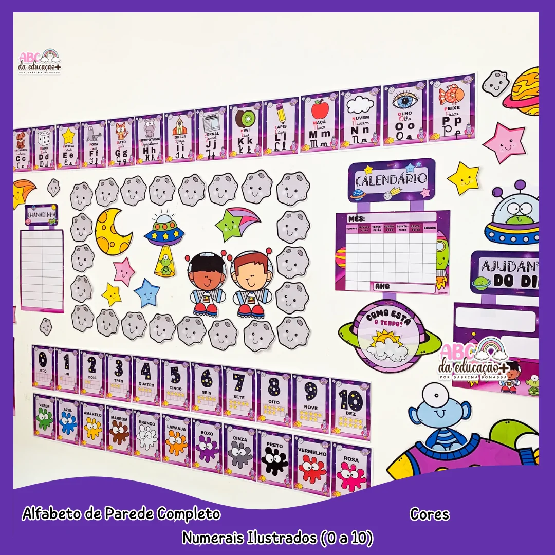 Kit Sala de Aula : Tema Astronauta - Imagem 6