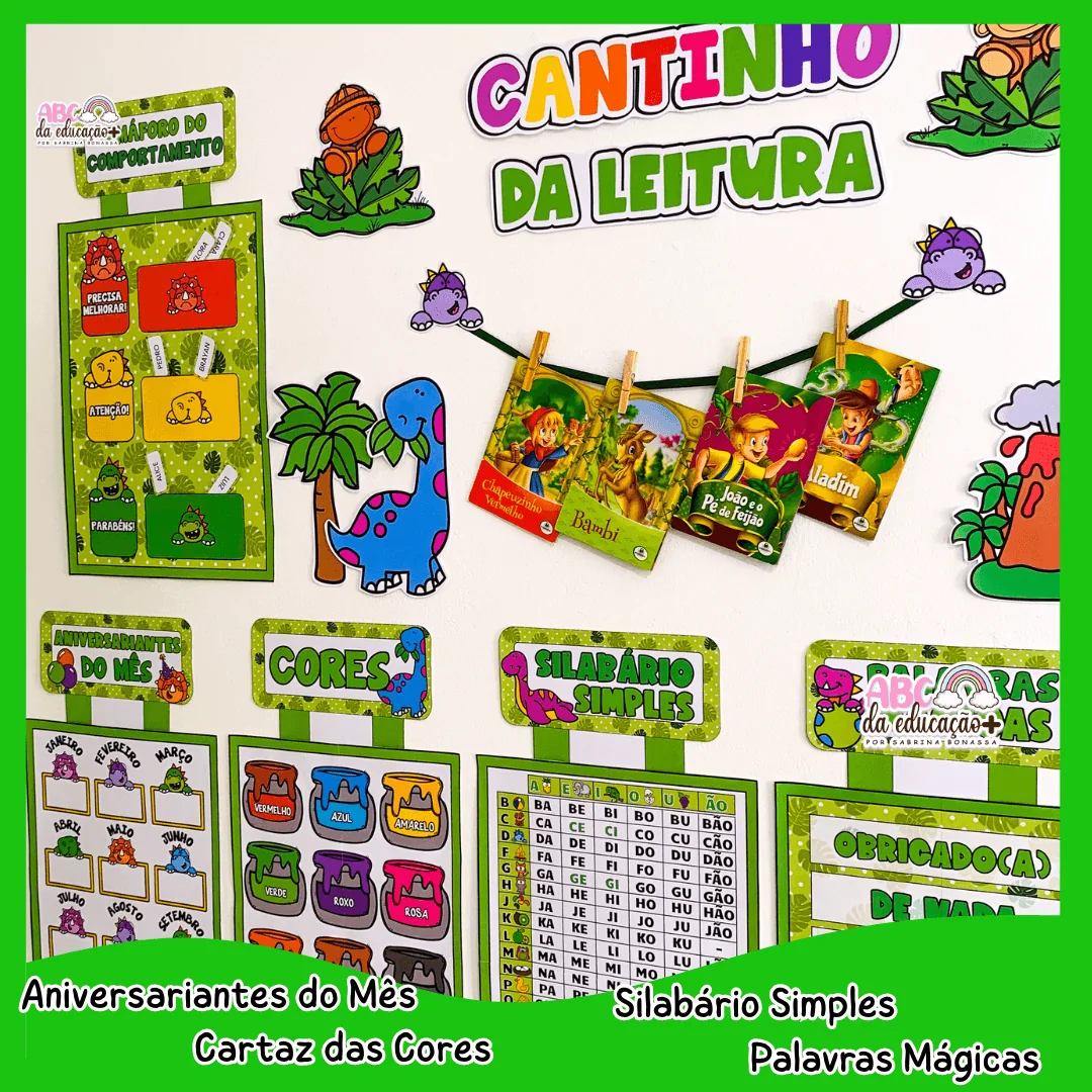 Kit Sala de Aula : Tema Dinossauros - Imagem 19