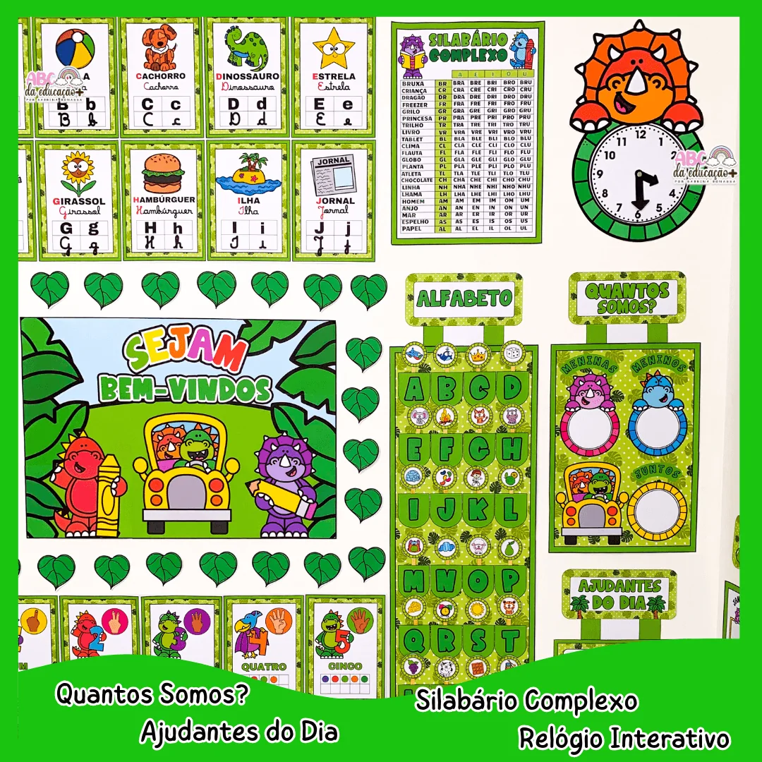 Kit Sala de Aula : Tema Dinossauros - Imagem 20