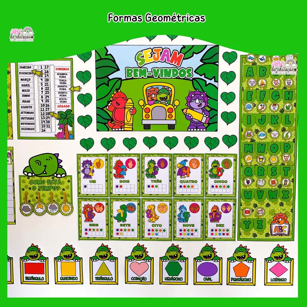 Kit Sala de Aula : Tema Dinossauros - Imagem 7