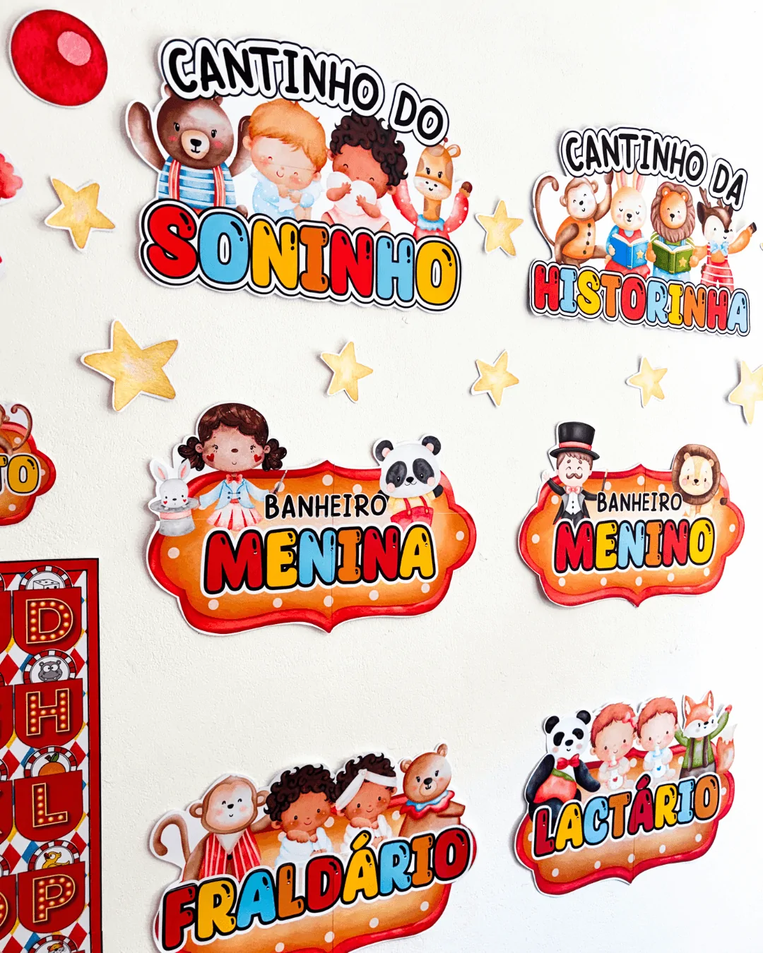 Kit Sala de Aula :  Circo Mágico Educação Infantil - Imagem 2