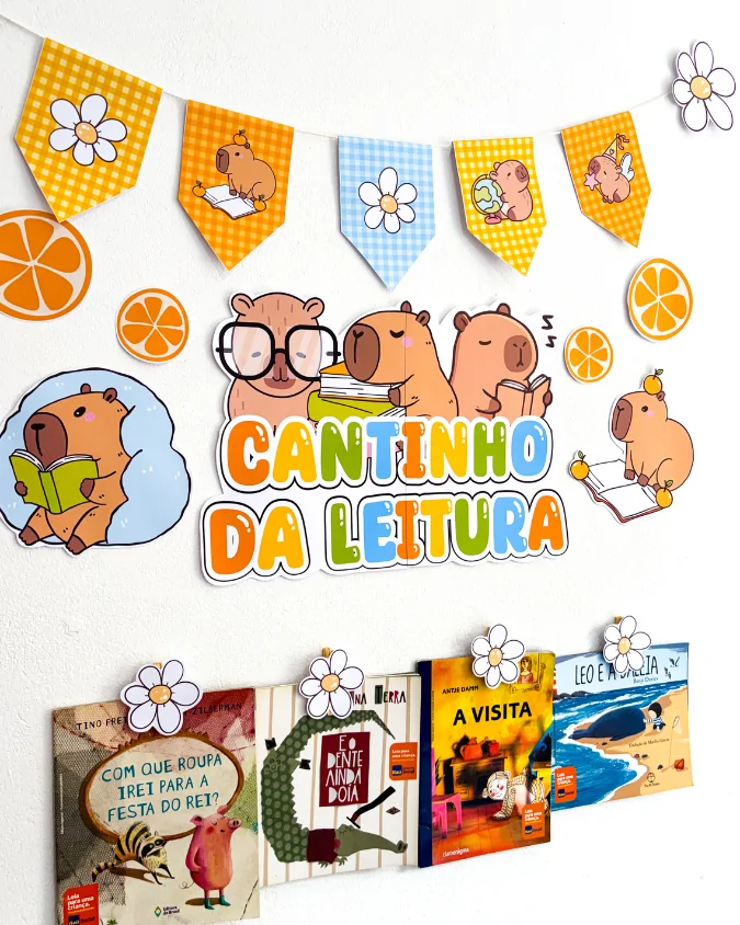 Kit Sala de Aula: Tema Capivara - Imagem 12