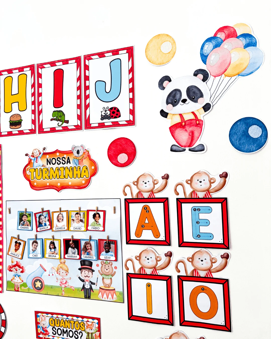 Kit Sala de Aula :  Circo Mágico Educação Infantil - Imagem 4