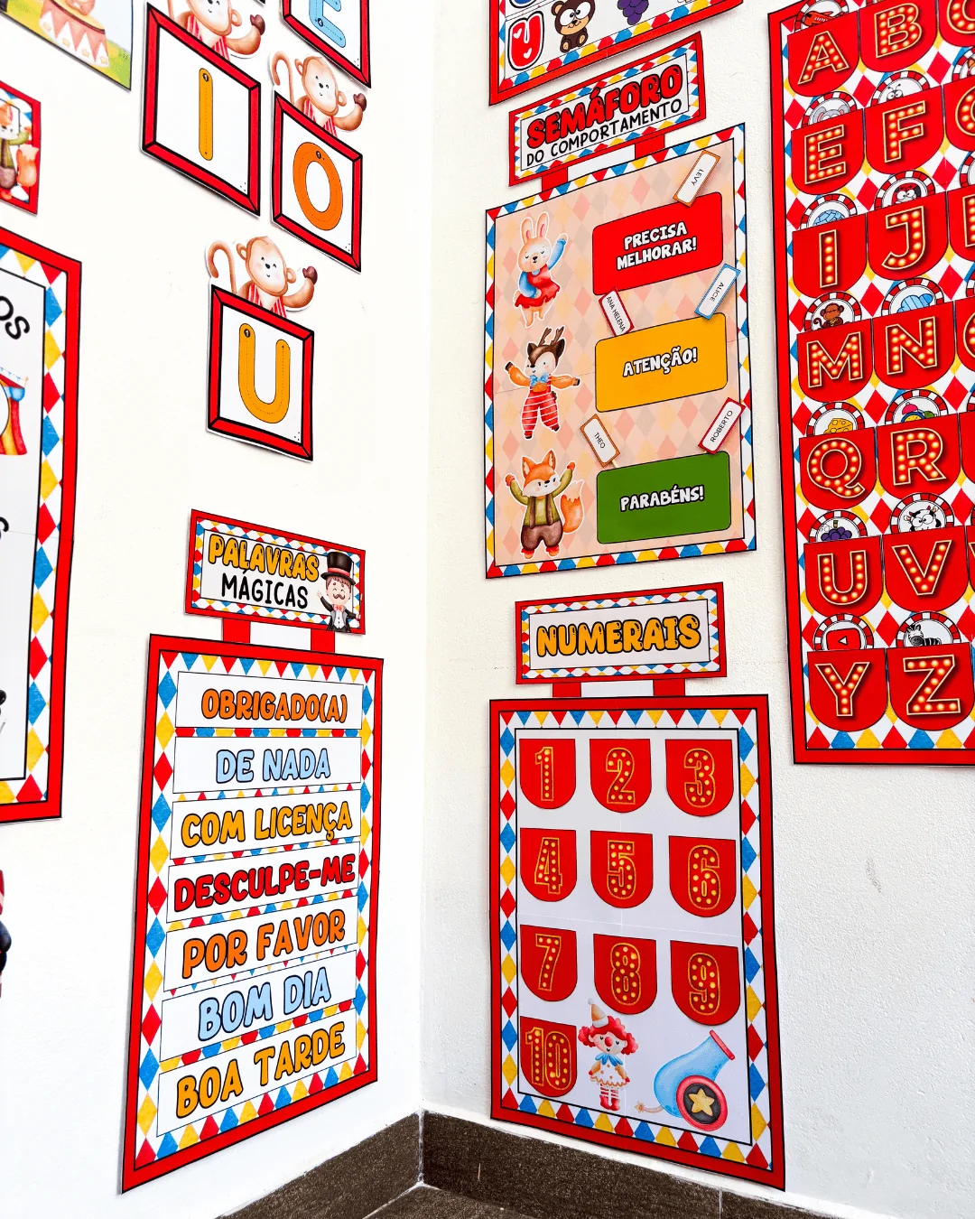 Kit Sala de Aula :  Circo Mágico Educação Infantil - Imagem 7