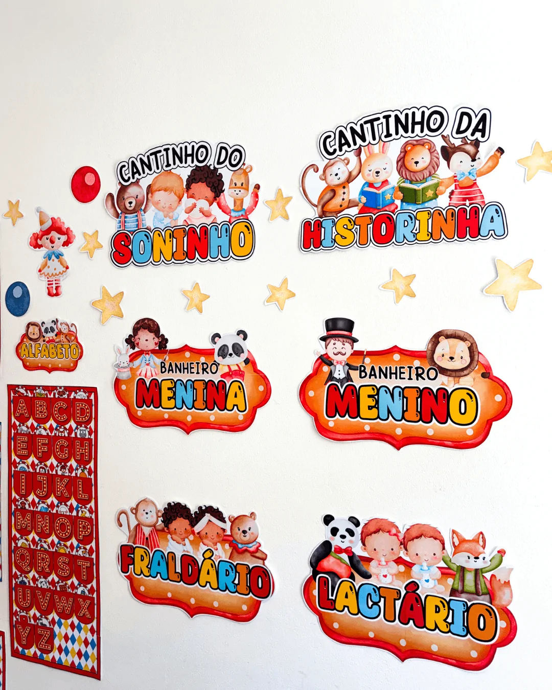 Kit Sala de Aula :  Circo Mágico Educação Infantil - Imagem 8