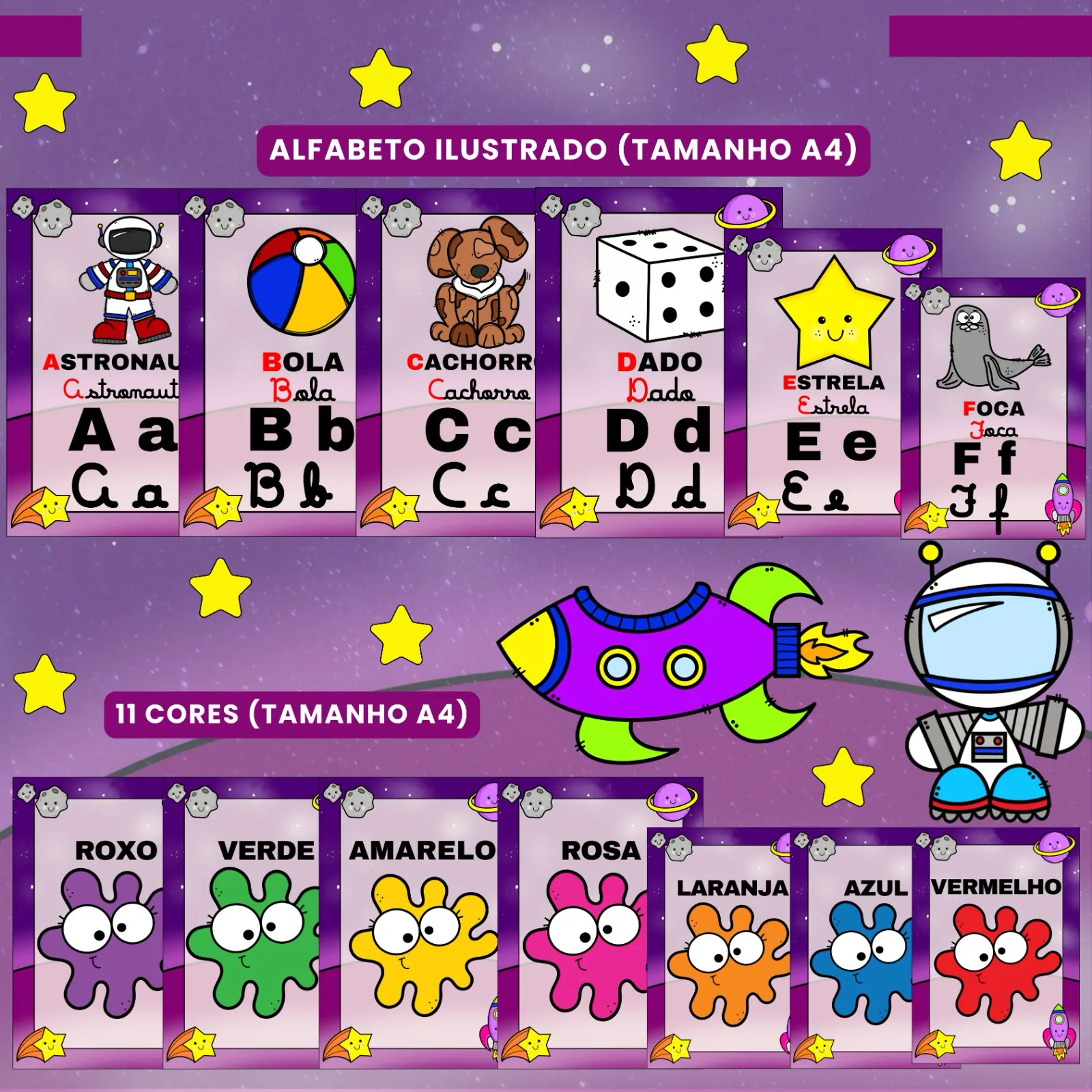 Kit Sala de Aula : Tema Astronauta - Imagem 11