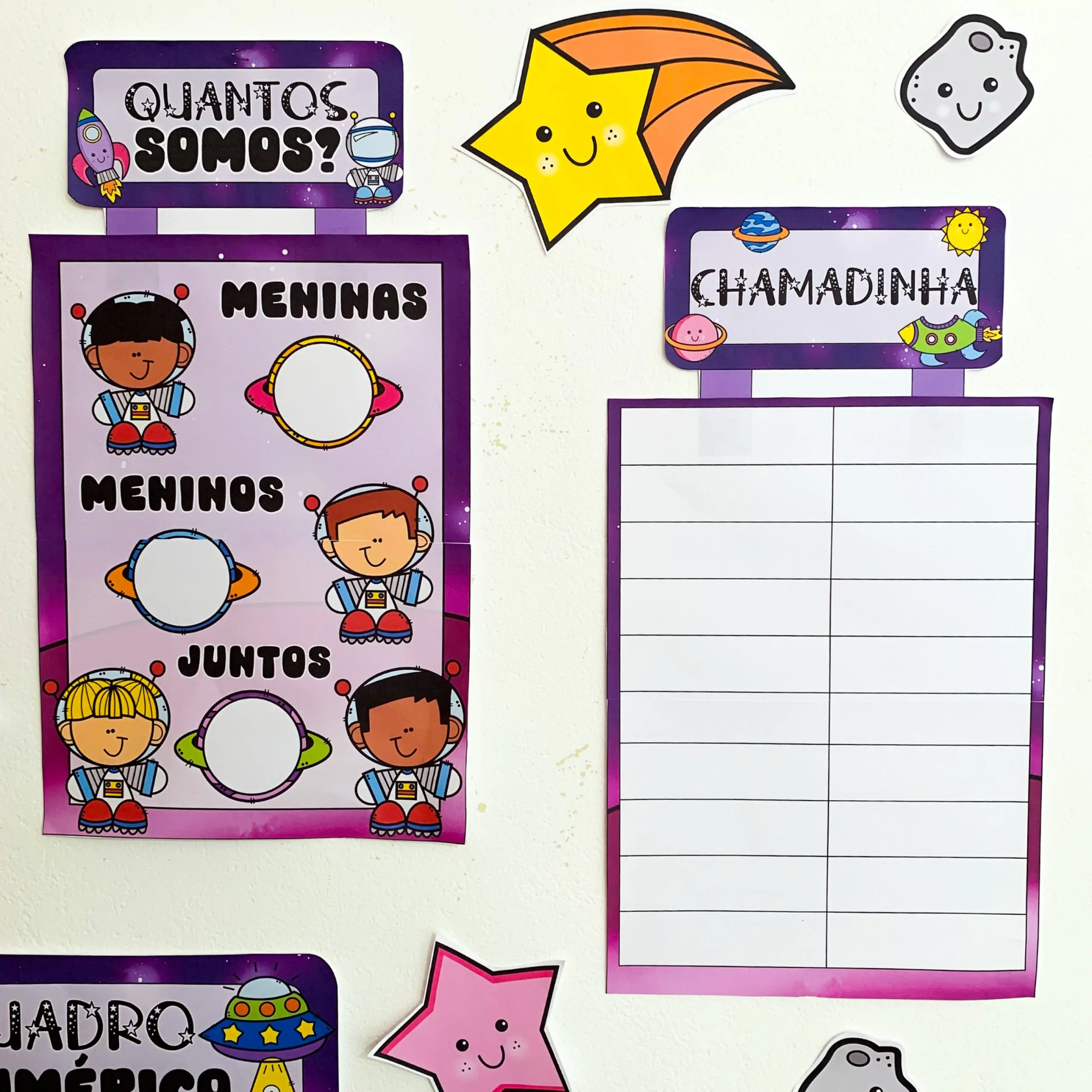 Kit Sala de Aula : Tema Astronauta - Imagem 10