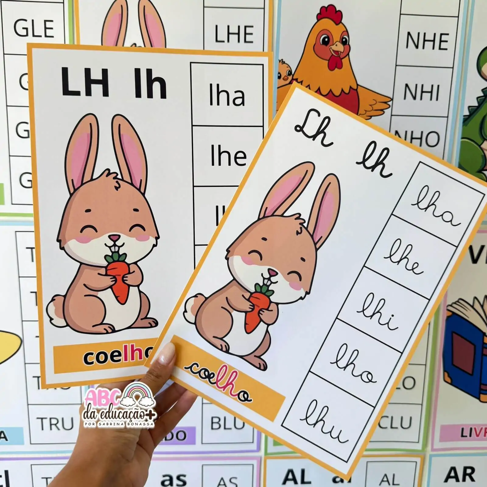 Silabário de Parede Ilustrado Sílabas Complexas– 3 Modelos Inclusos - Imagem 4