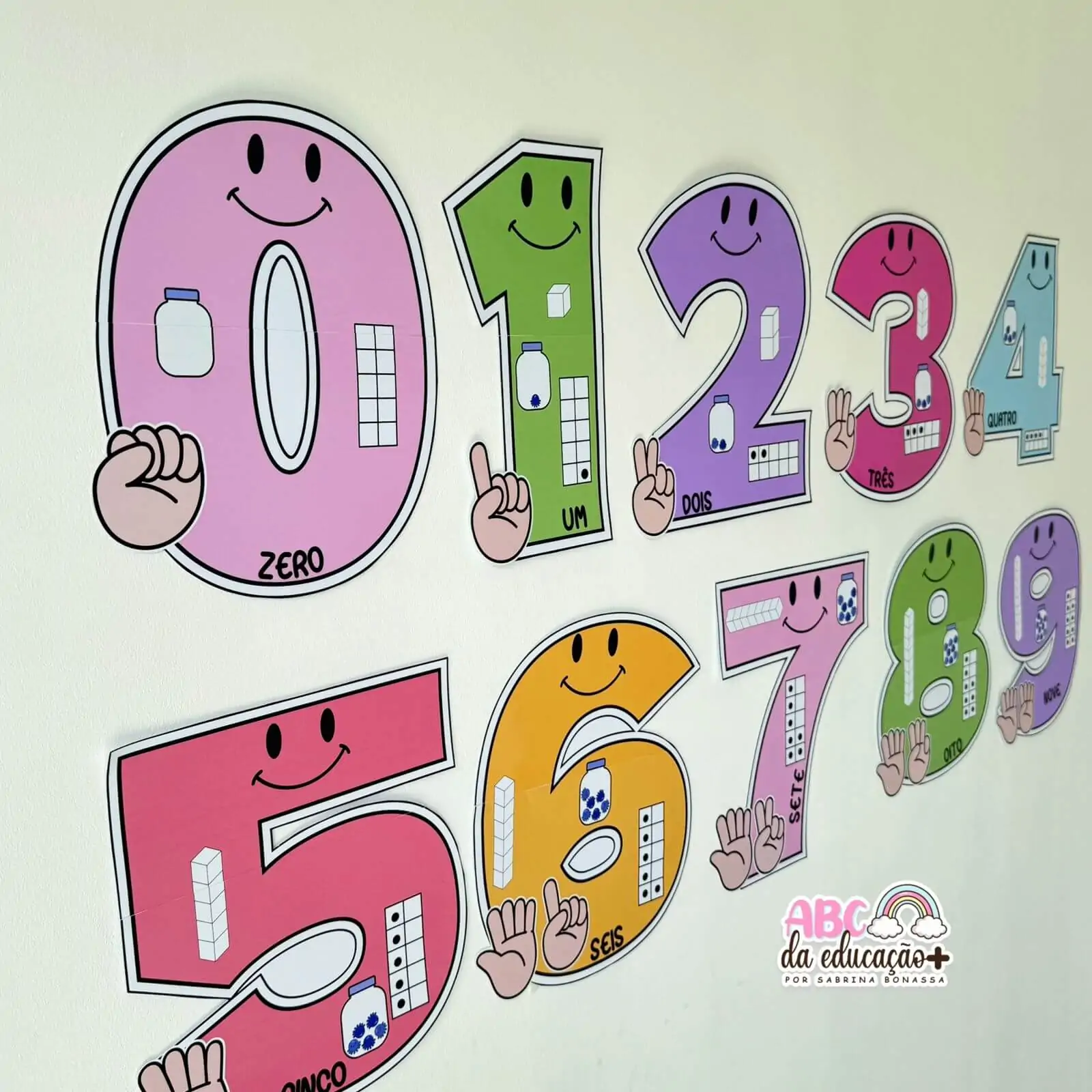Números Lúdicos Infantis – 0 a 9 - Imagem 6