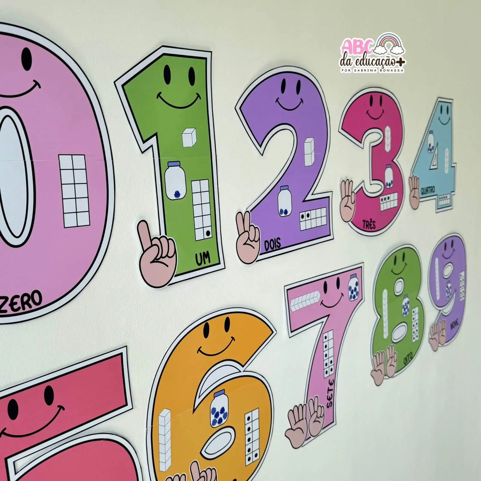 Números Lúdicos Infantis – 0 a 9 - Imagem 3