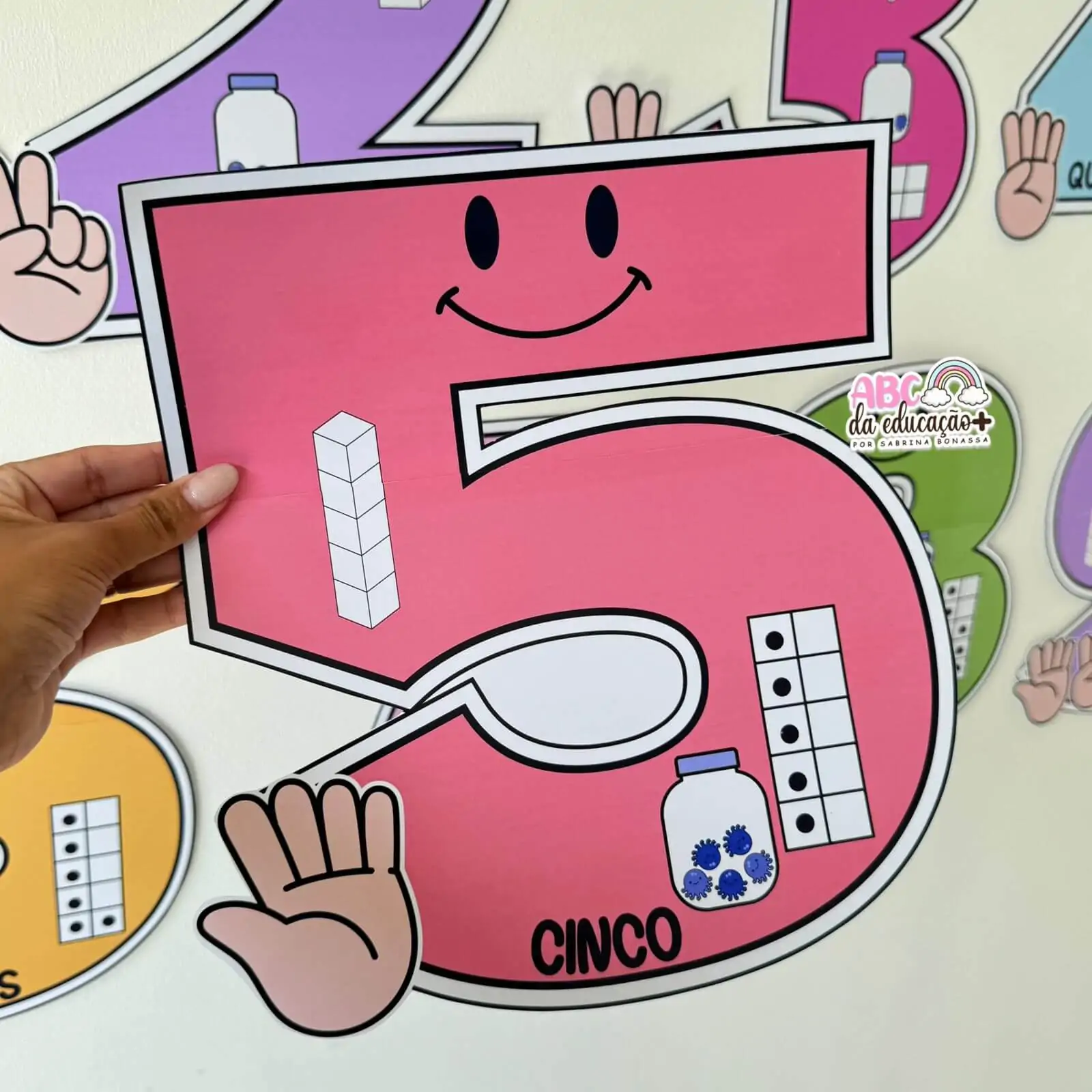 Números Lúdicos Infantis – 0 a 9 - Imagem 4