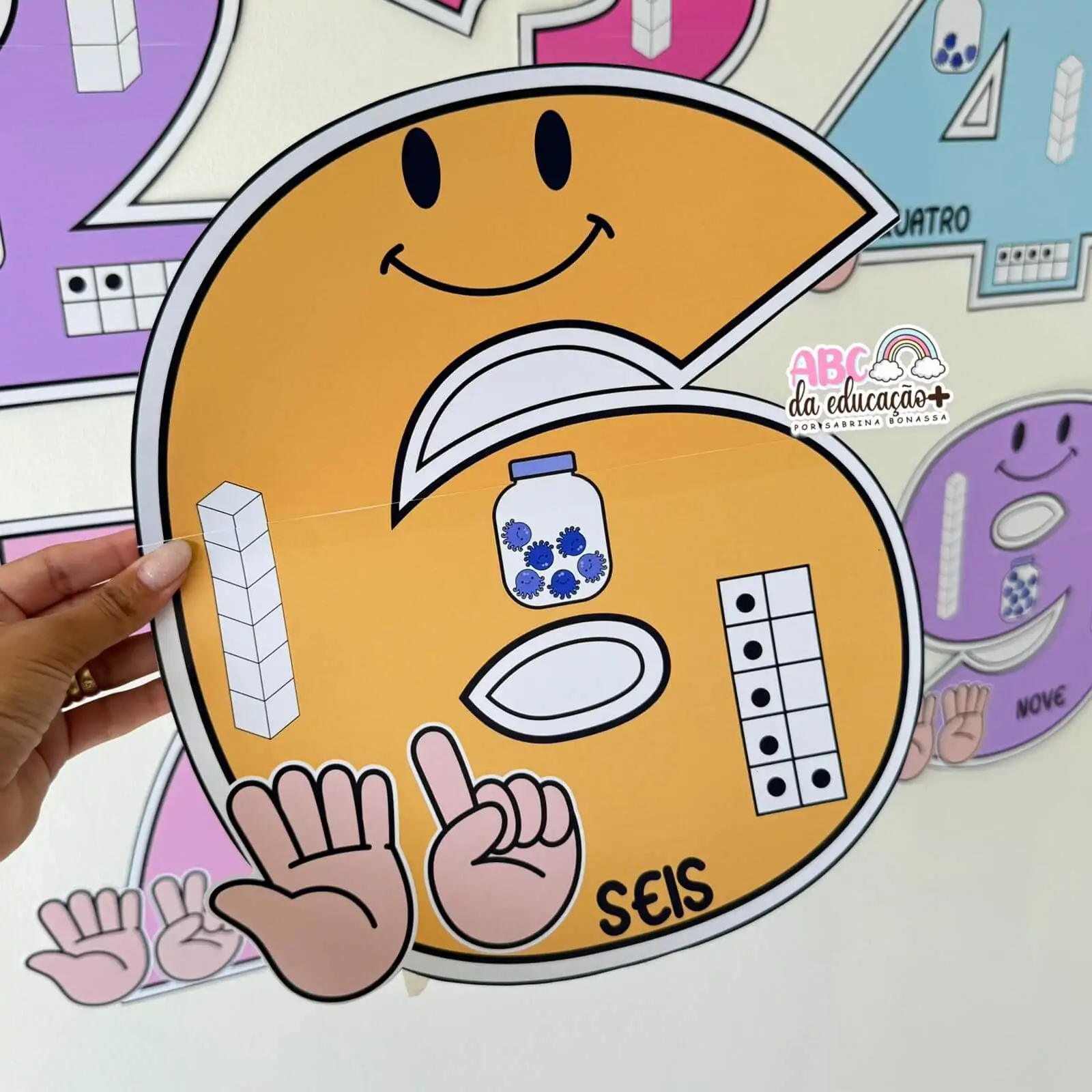 Números Lúdicos Infantis – 0 a 9 - Imagem 5