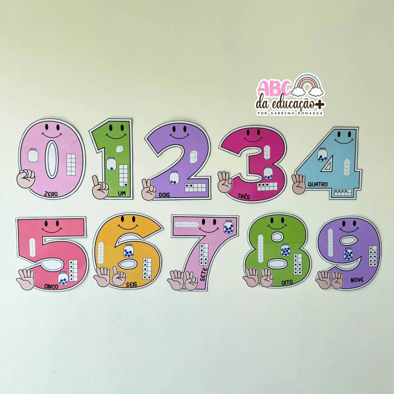 Números Lúdicos Infantis – 0 a 9 - Imagem 2