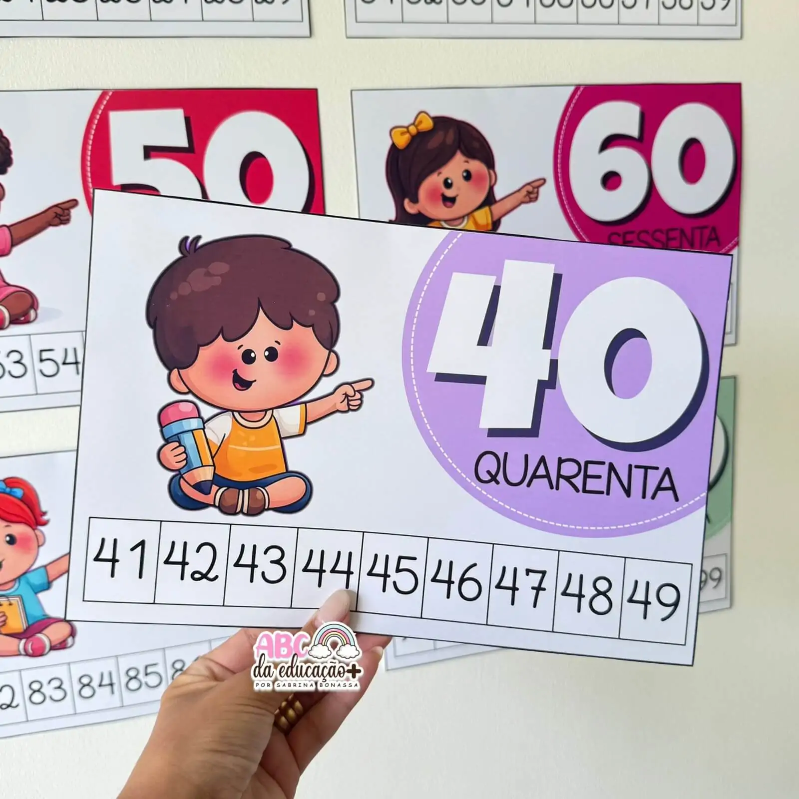 Famílias Numéricas 10 a 90