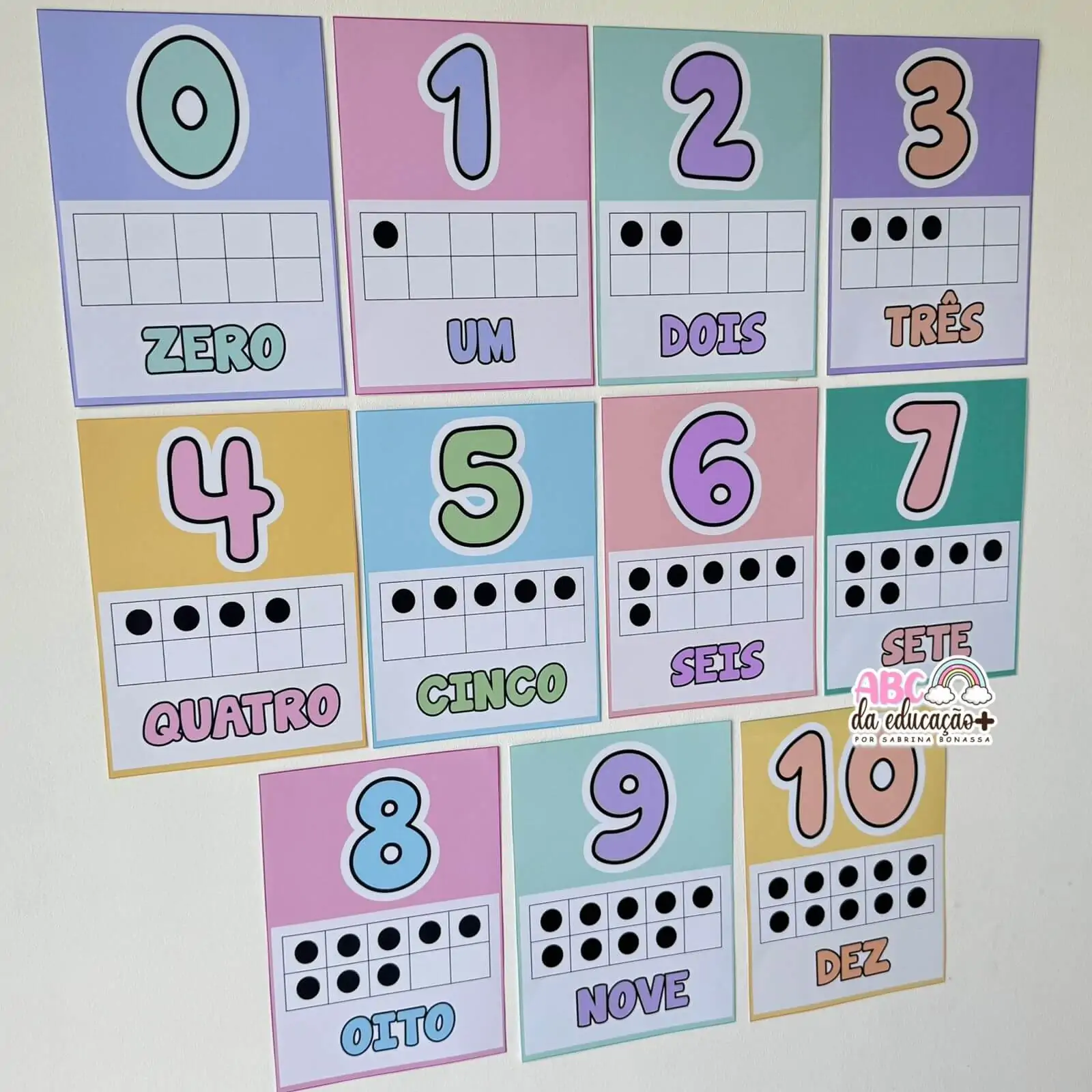 Números de Parede Candy Color – 0 a 10 - Imagem 6