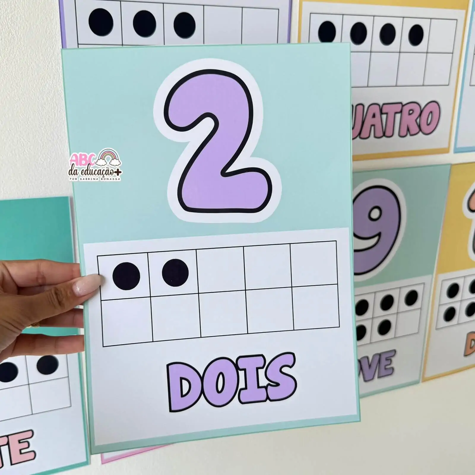 Números de Parede Candy Color – 0 a 10 - Imagem 4