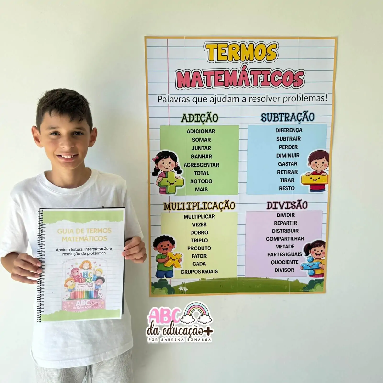 Termos Matemáticos – Banner Didático + Apostila de Apoio (1º ao 5º ano) - Imagem 2