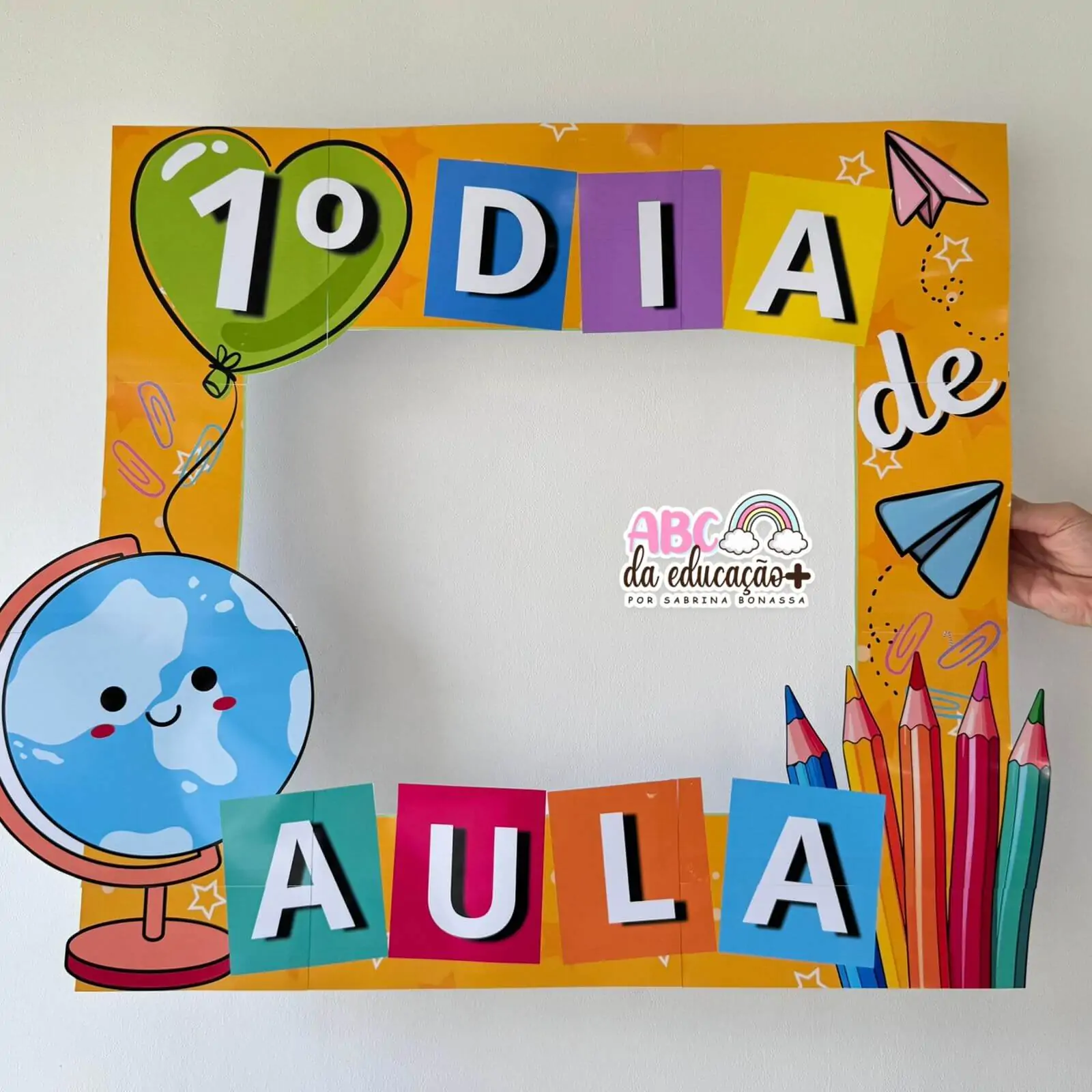 Moldura Quadrada Bambolê – Volta às Aulas - Imagem 5