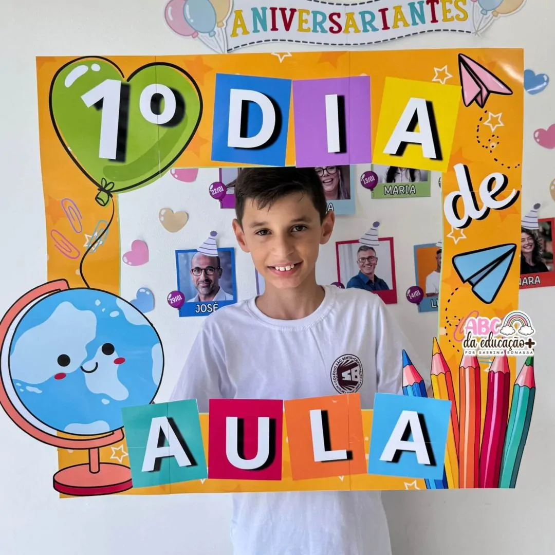 Moldura Quadrada Bambolê – Volta às Aulas