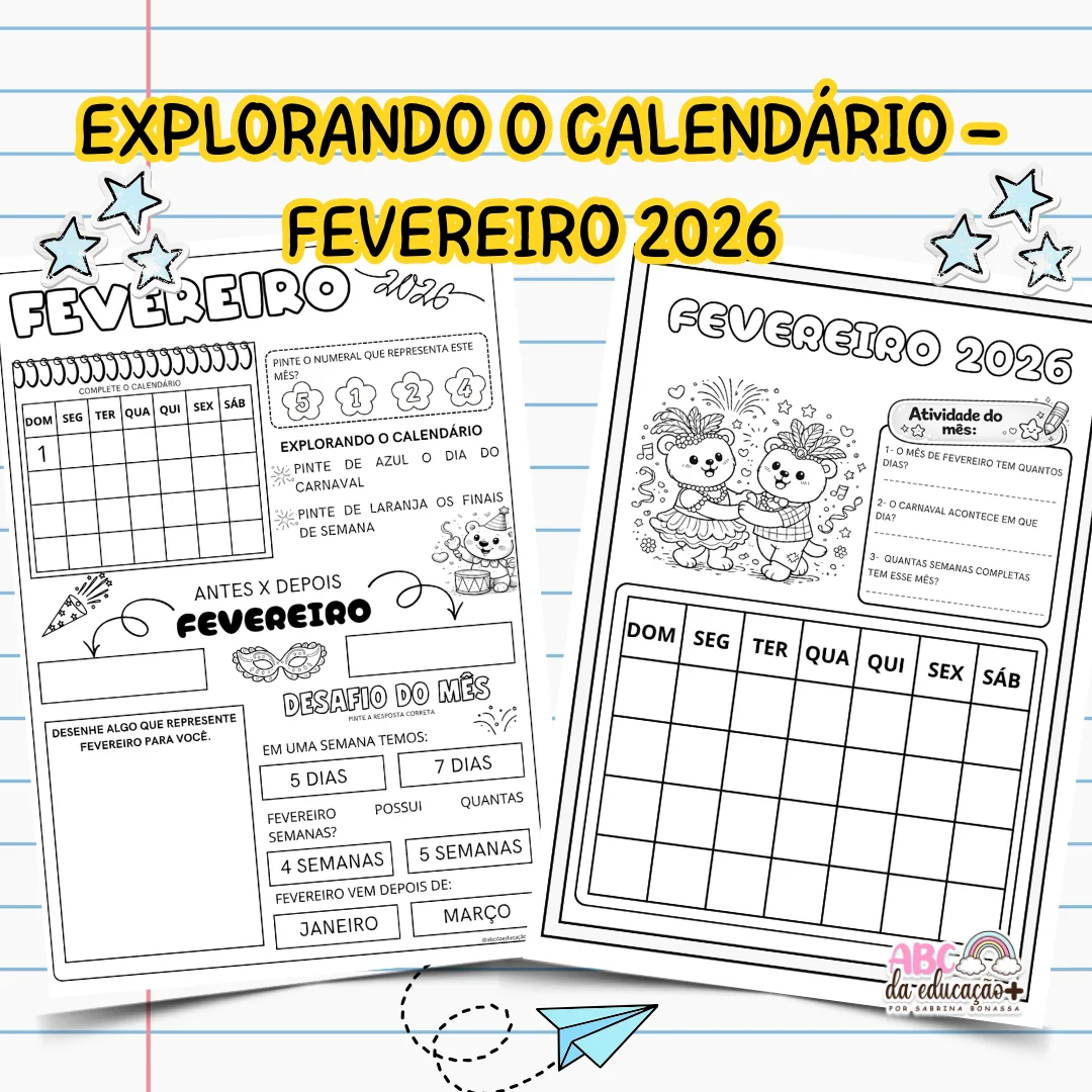 Explorando o Calendário – Fevereiro 2026