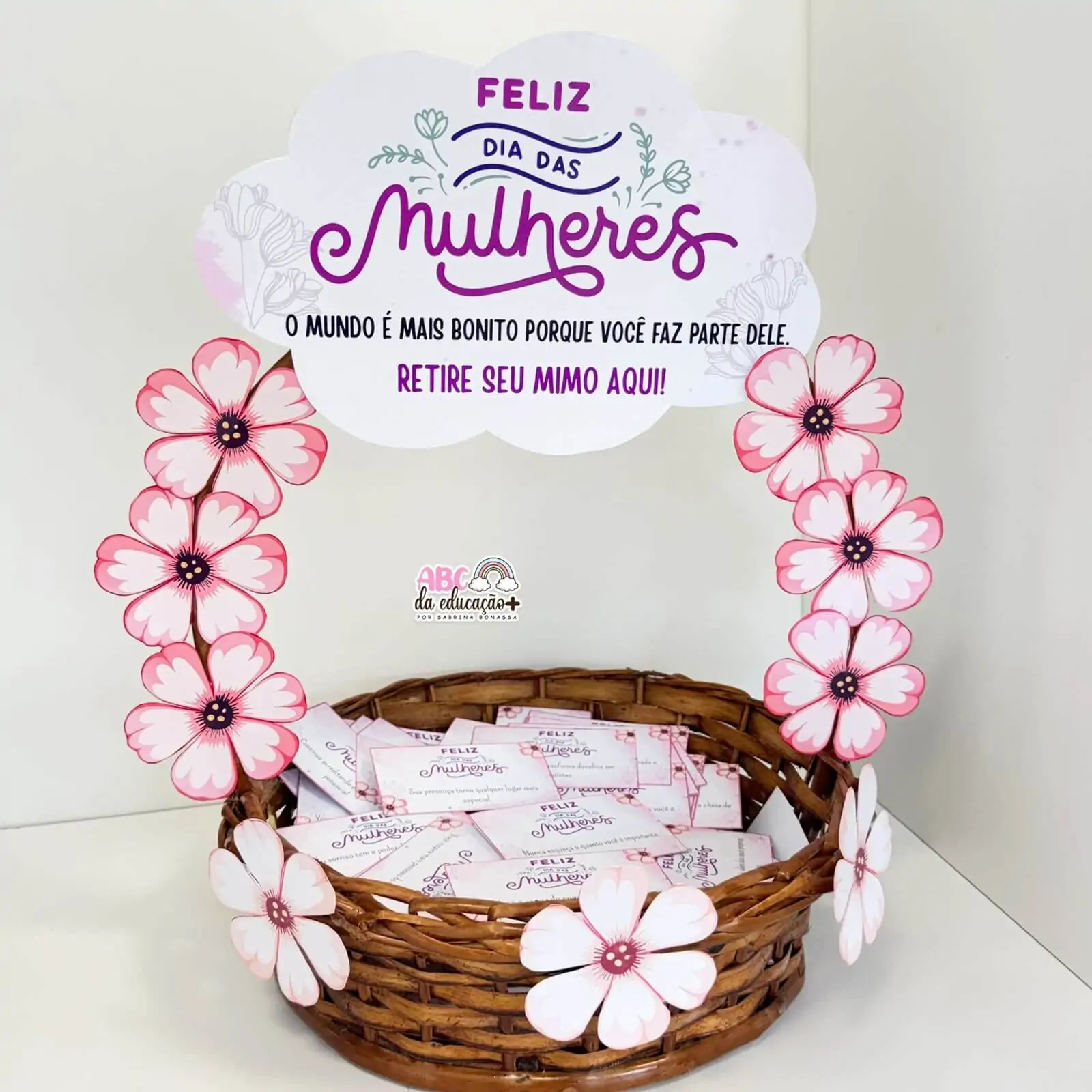 Cesta de Mensagens Dia das Mulheres – Mensagens Editáveis