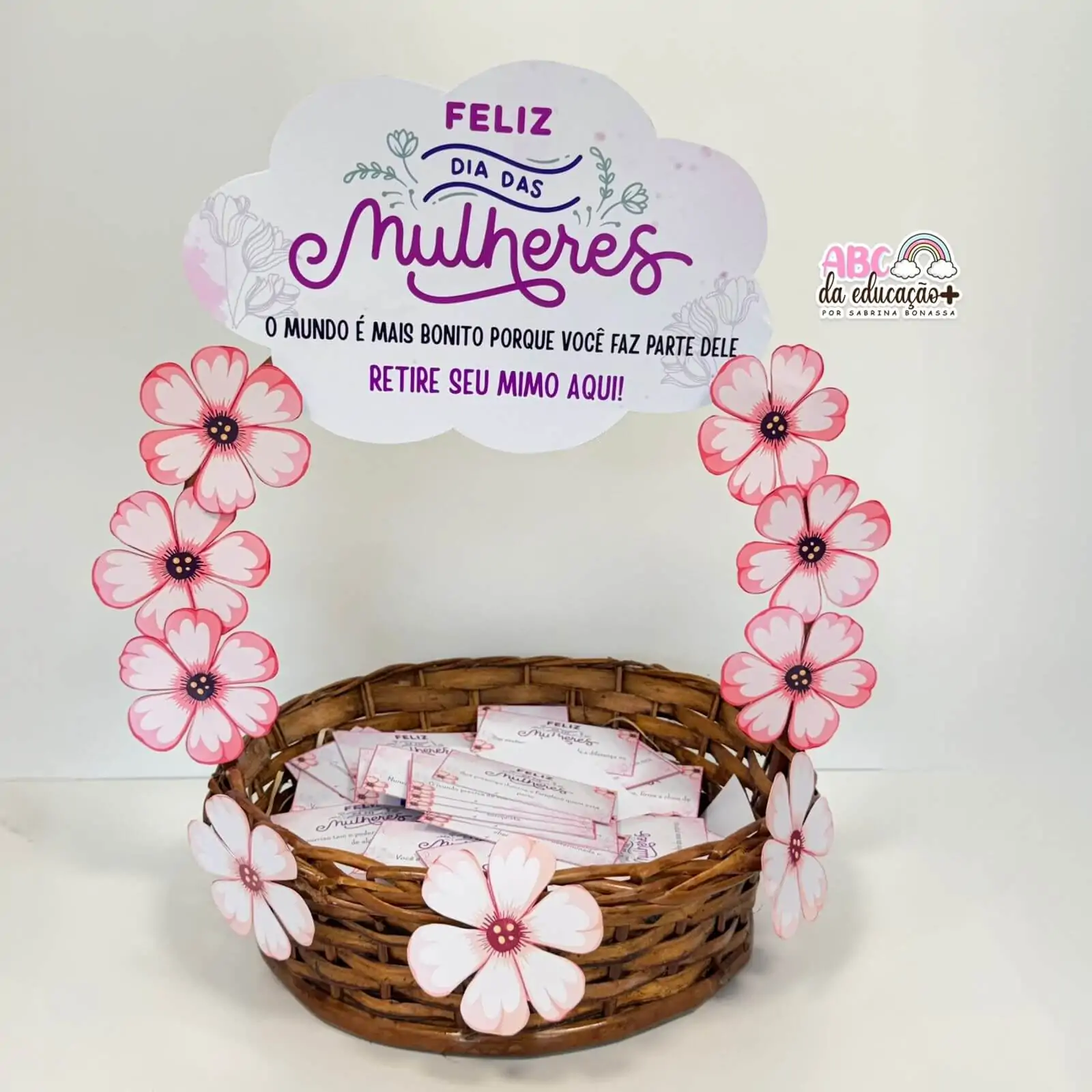 Cesta de Mensagens Dia das Mulheres – Mensagens Editáveis - Imagem 9