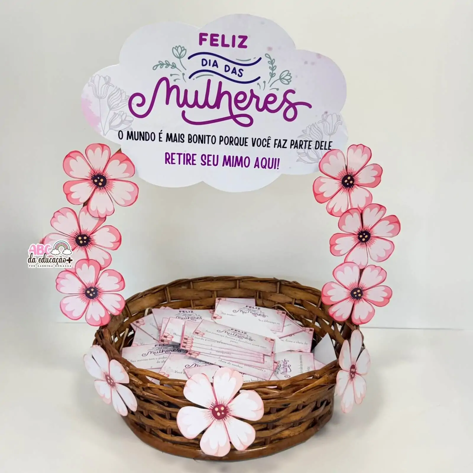 Cesta de Mensagens Dia das Mulheres – Mensagens Editáveis - Imagem 10
