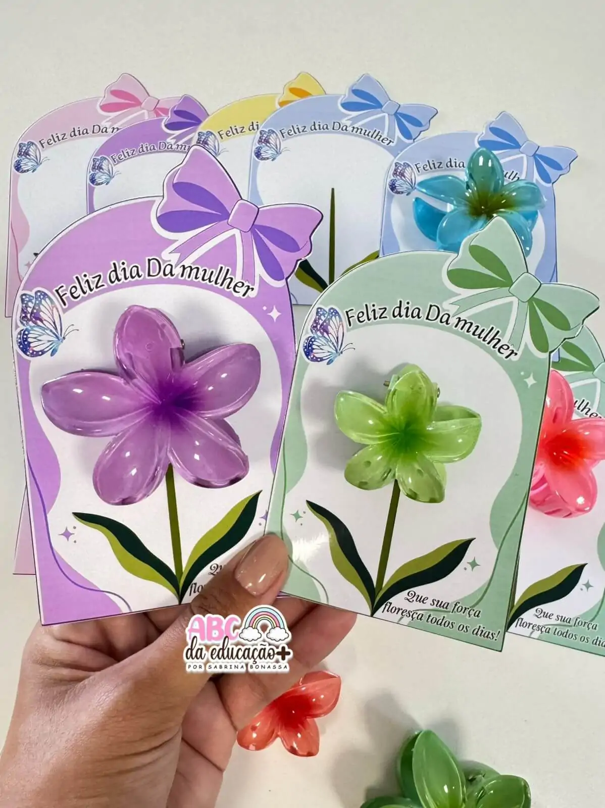 Cartão Dia das Mulheres com Piranha Flor - Imagem 10