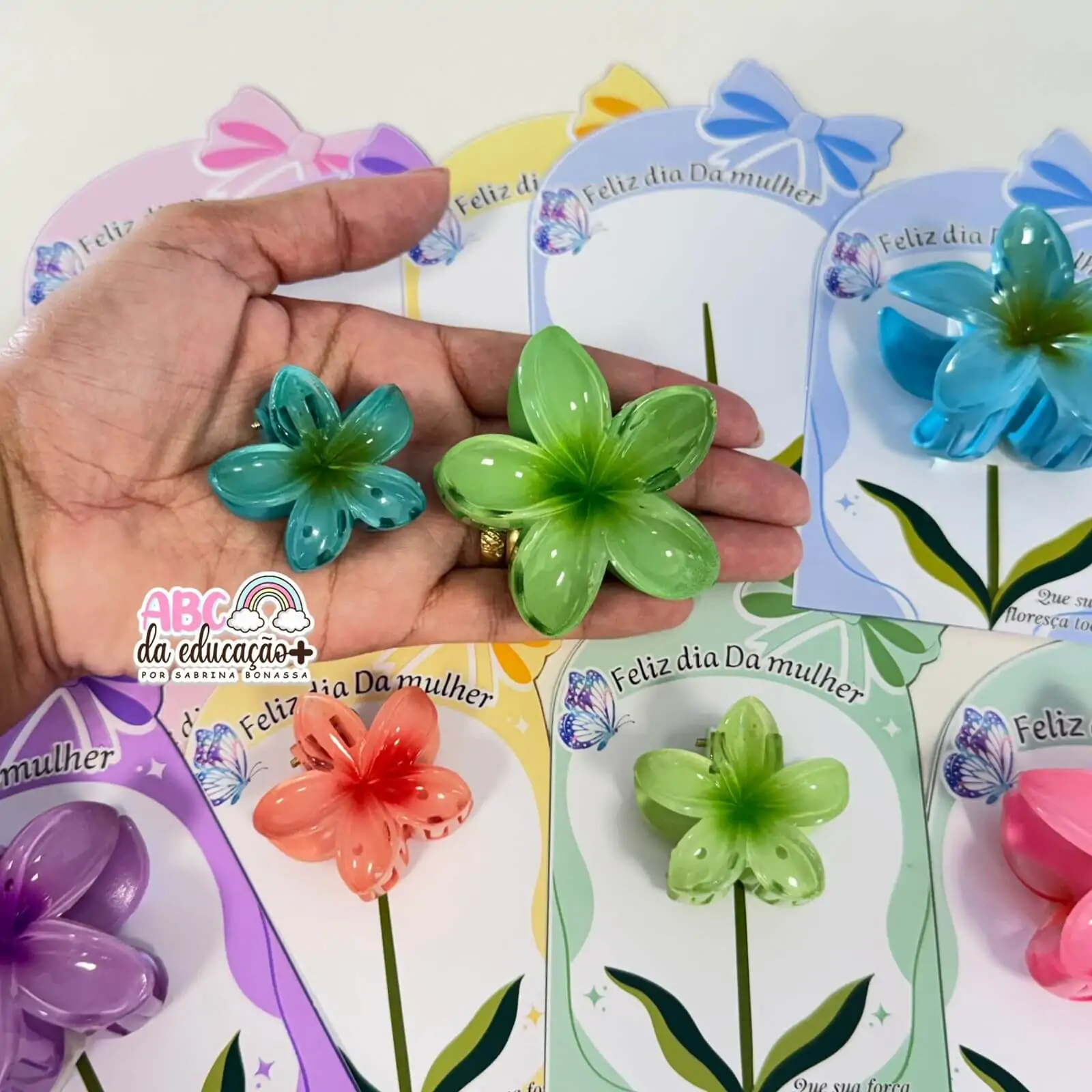 Cartão Dia das Mulheres com Piranha Flor - Imagem 7