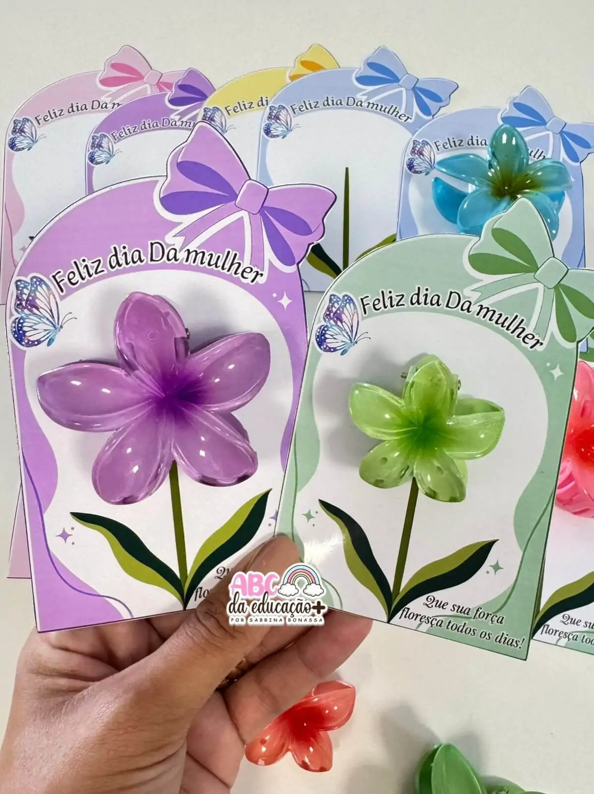 Cartão Dia das Mulheres com Piranha Flor - Imagem 5