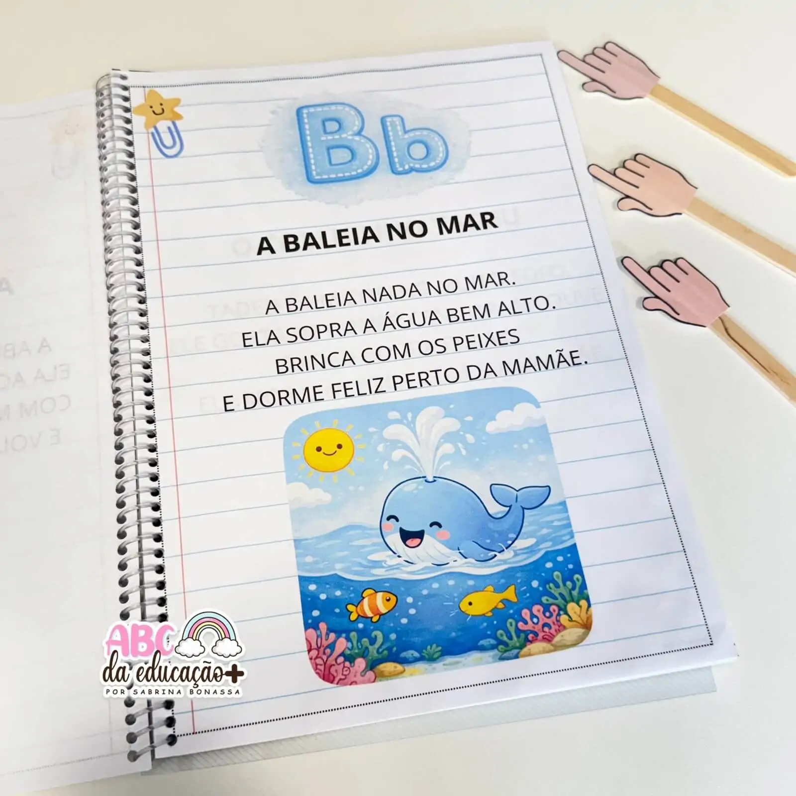 Apostila A a Z com Textos Simples para Alfabetizar - Imagem 4