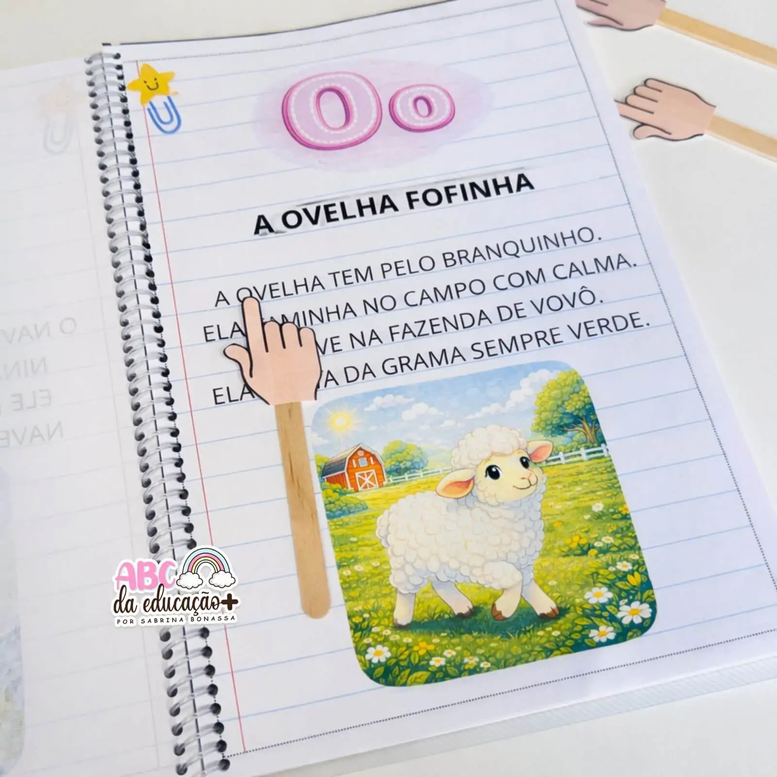 Apostila A a Z com Textos Simples para Alfabetizar - Imagem 3